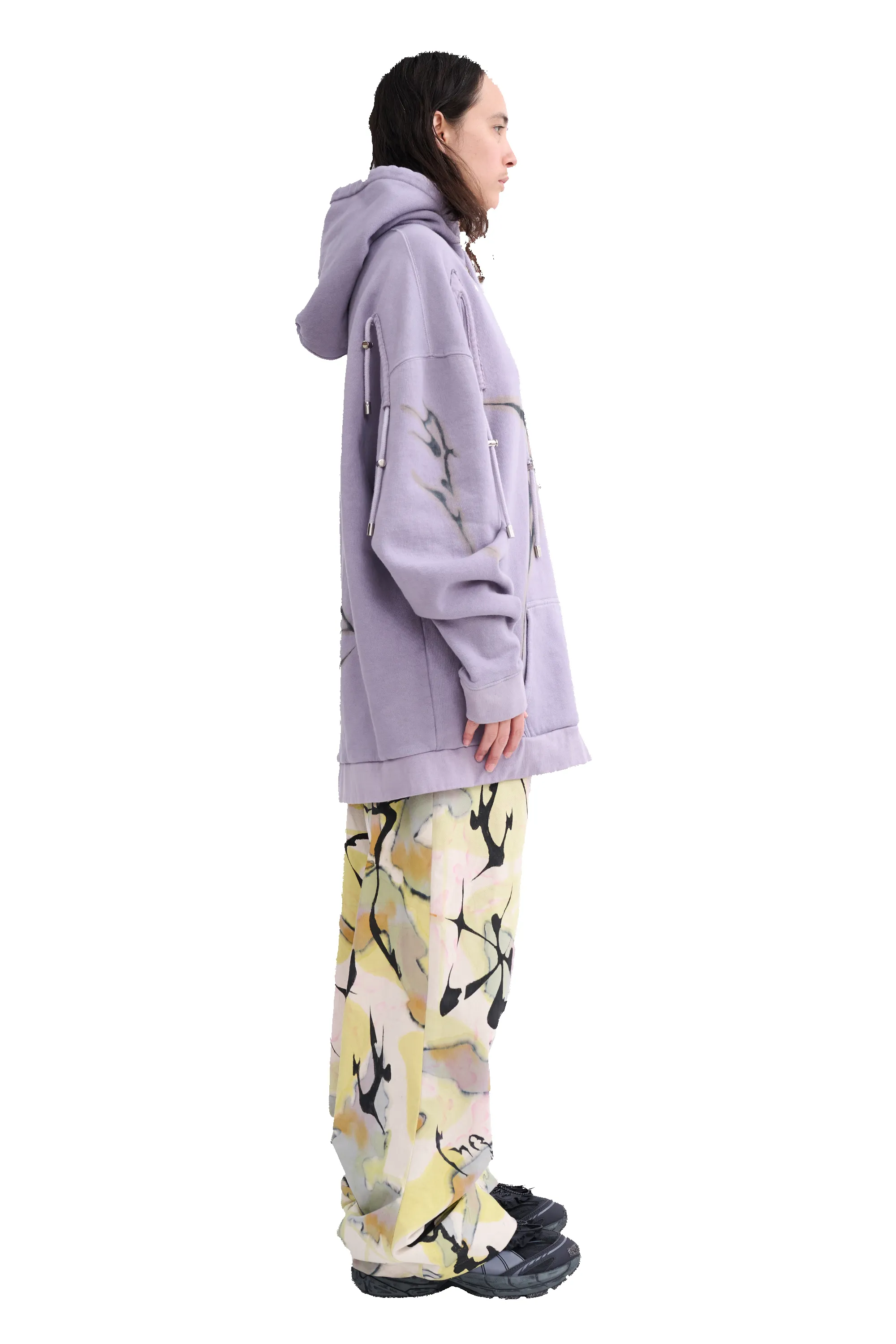 MAUVE ARC HOODIE sold by Collina Strada product image thumbnail 4
