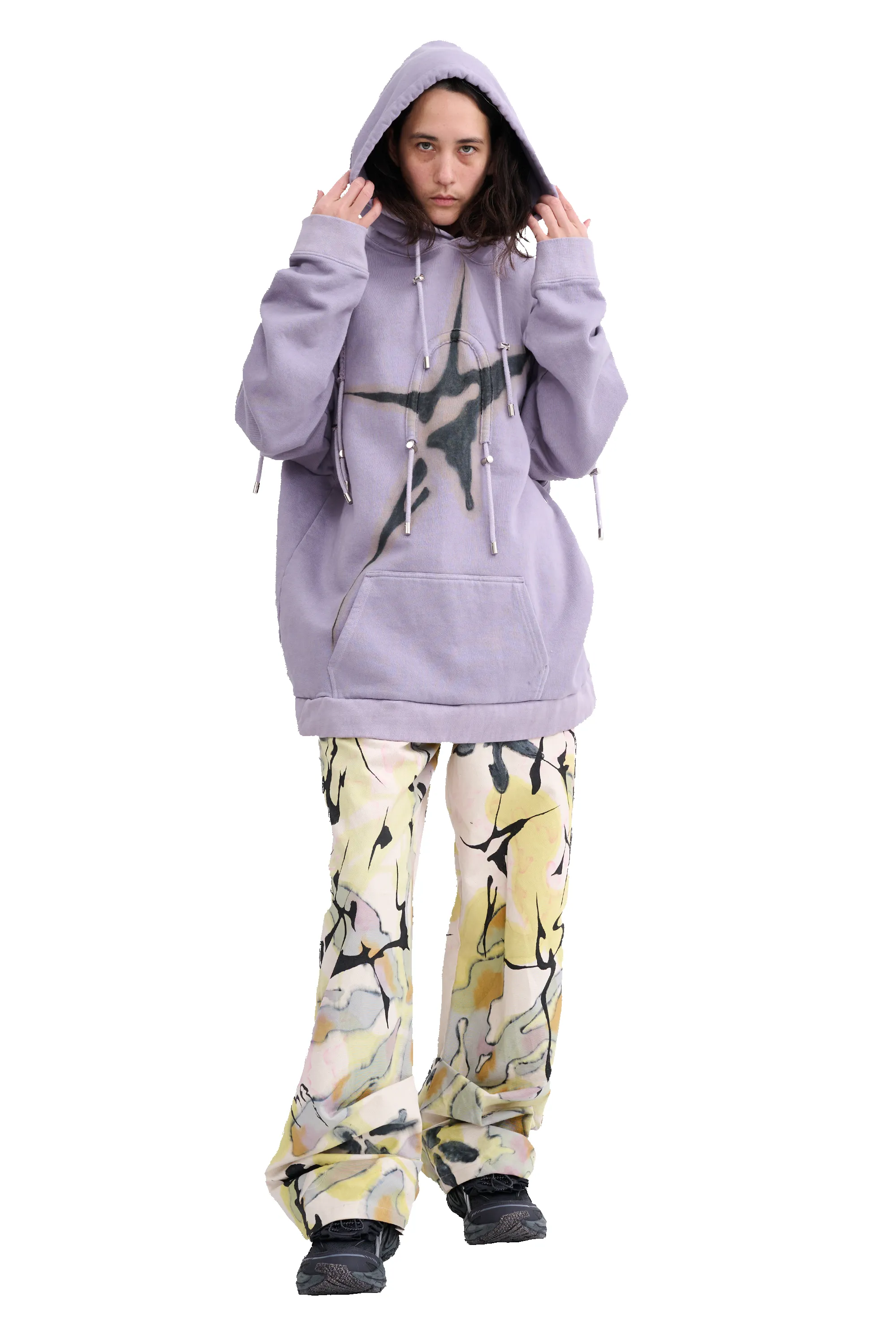 MAUVE ARC HOODIE sold by Collina Strada product image thumbnail 2