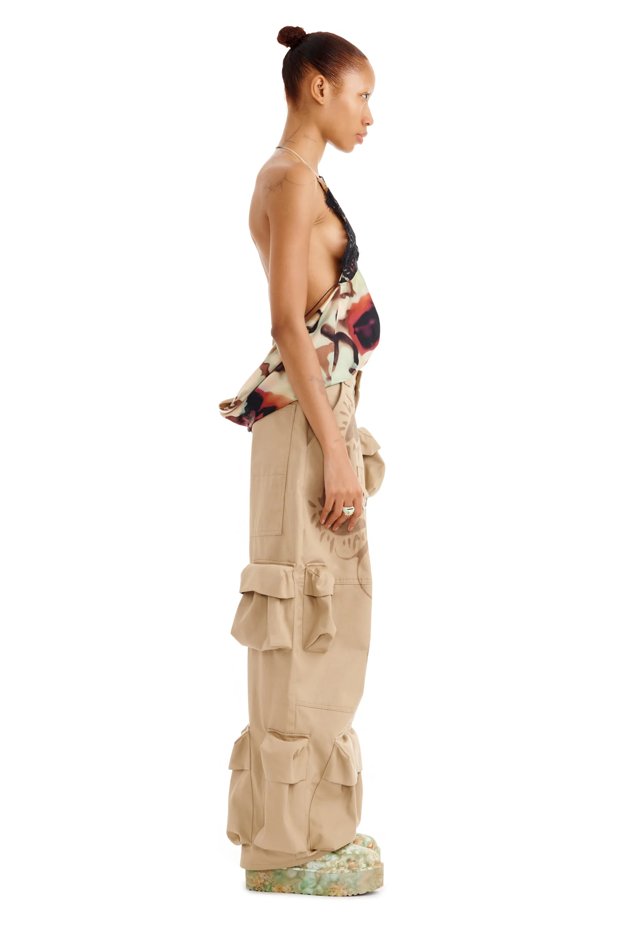 WATERCOLOR FLORAL COURT TOP sold by Collina Strada product image thumbnail 5