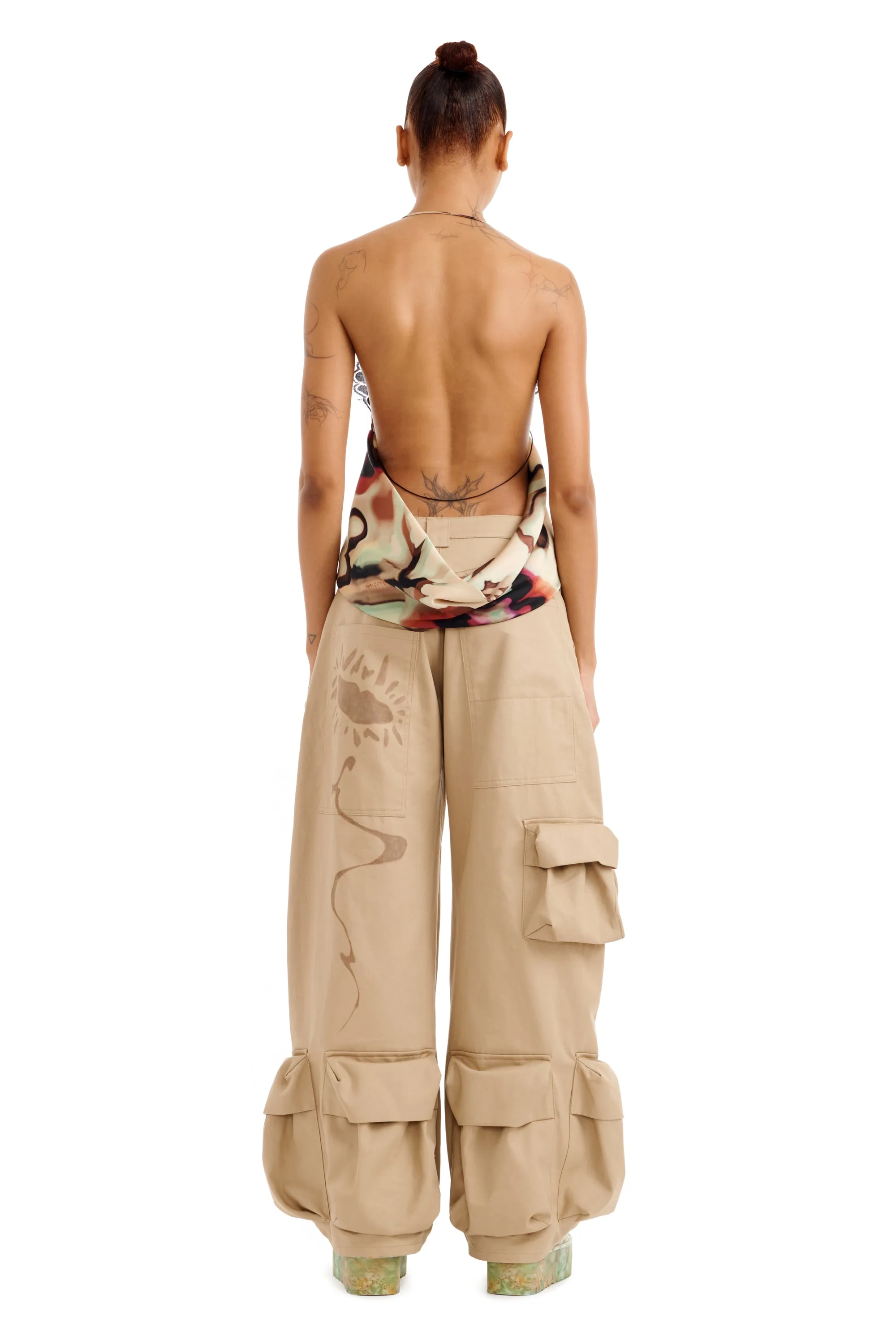 WATERCOLOR FLORAL COURT TOP sold by Collina Strada product image thumbnail 4