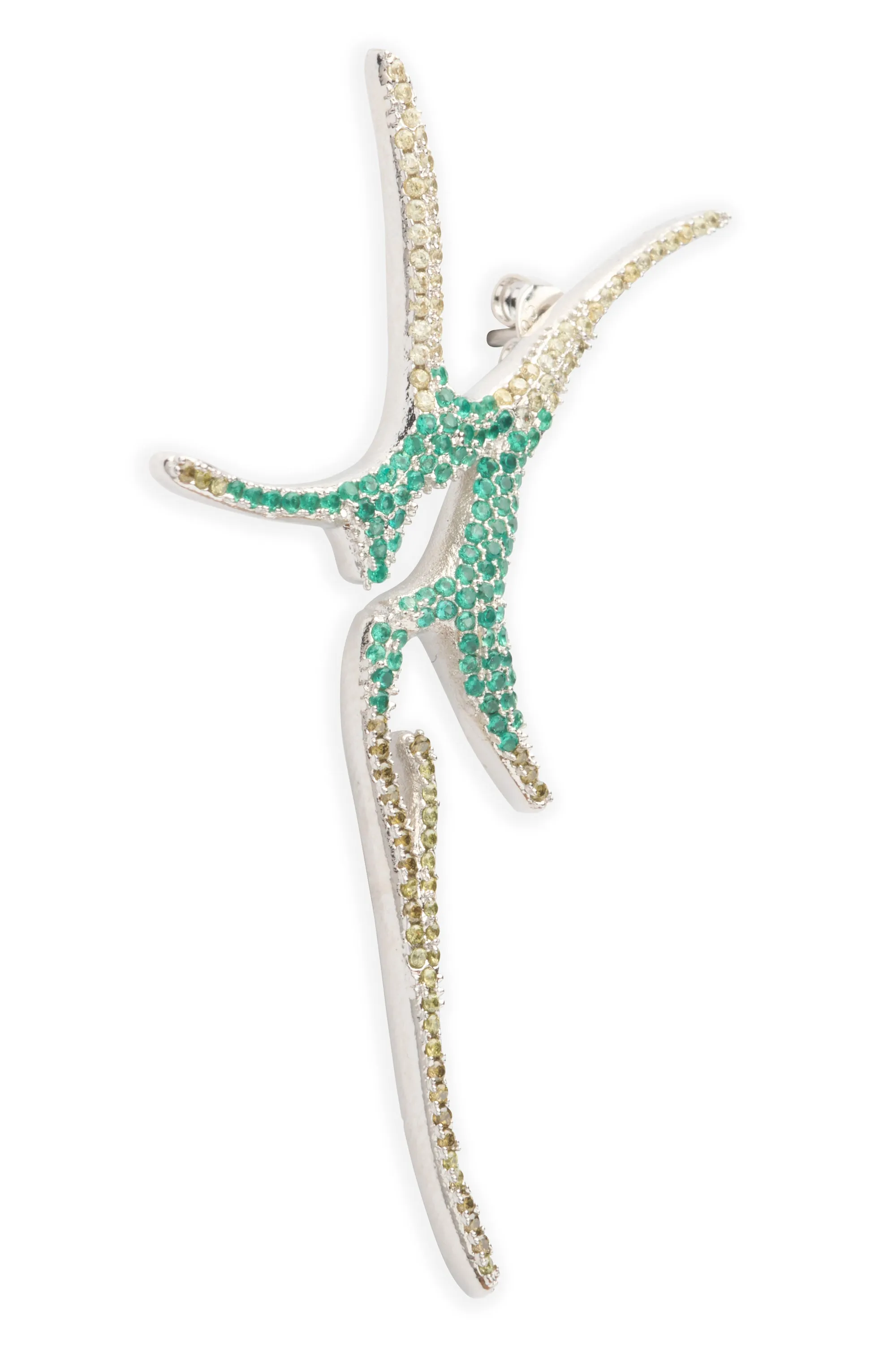 FADING LIME PAVE NOVA EARRINGS sold by Collina Strada product image thumbnail 2