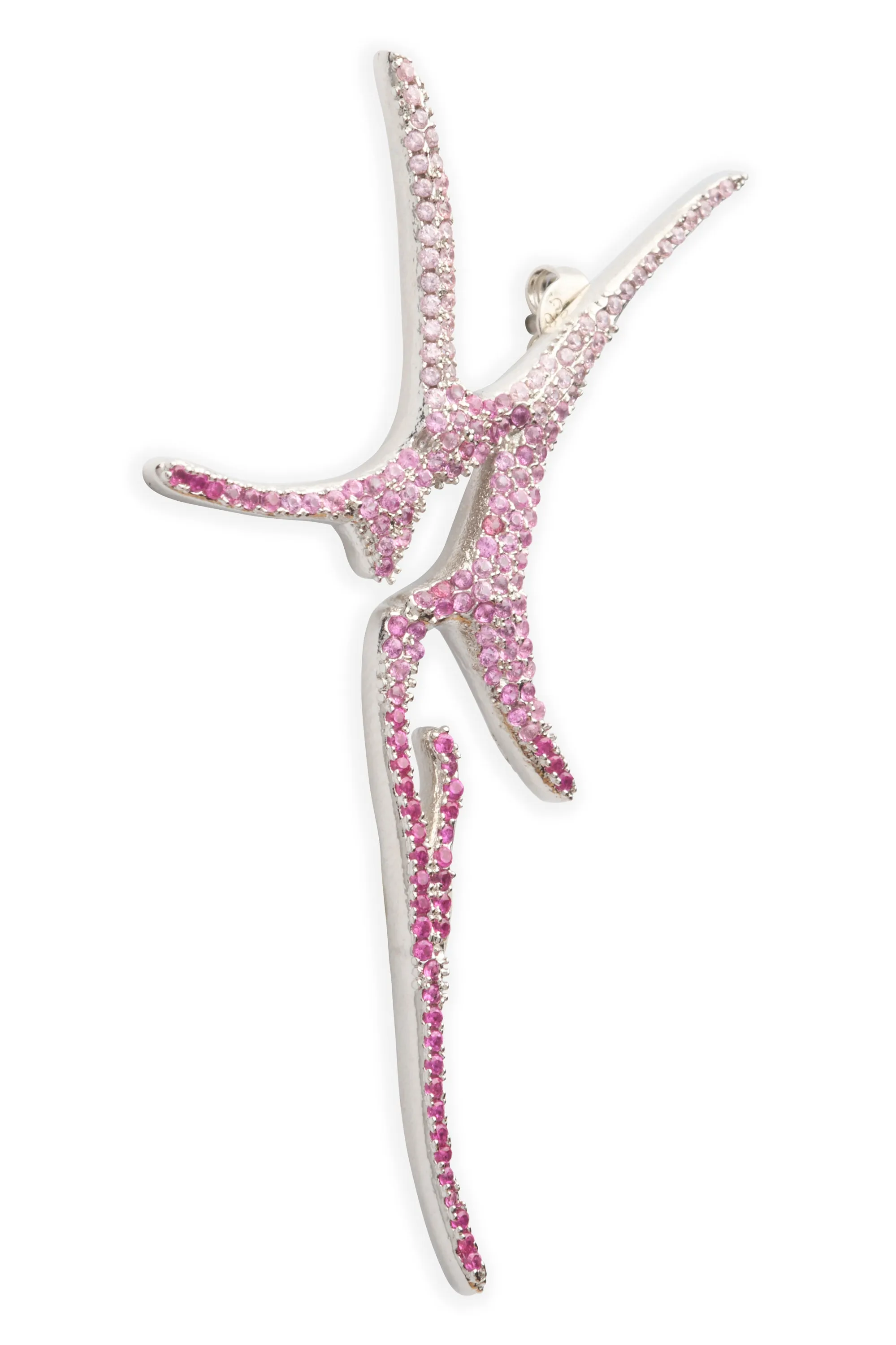 FADING PINK PAVE NOVA EARRINGS sold by Collina Strada product image thumbnail 2