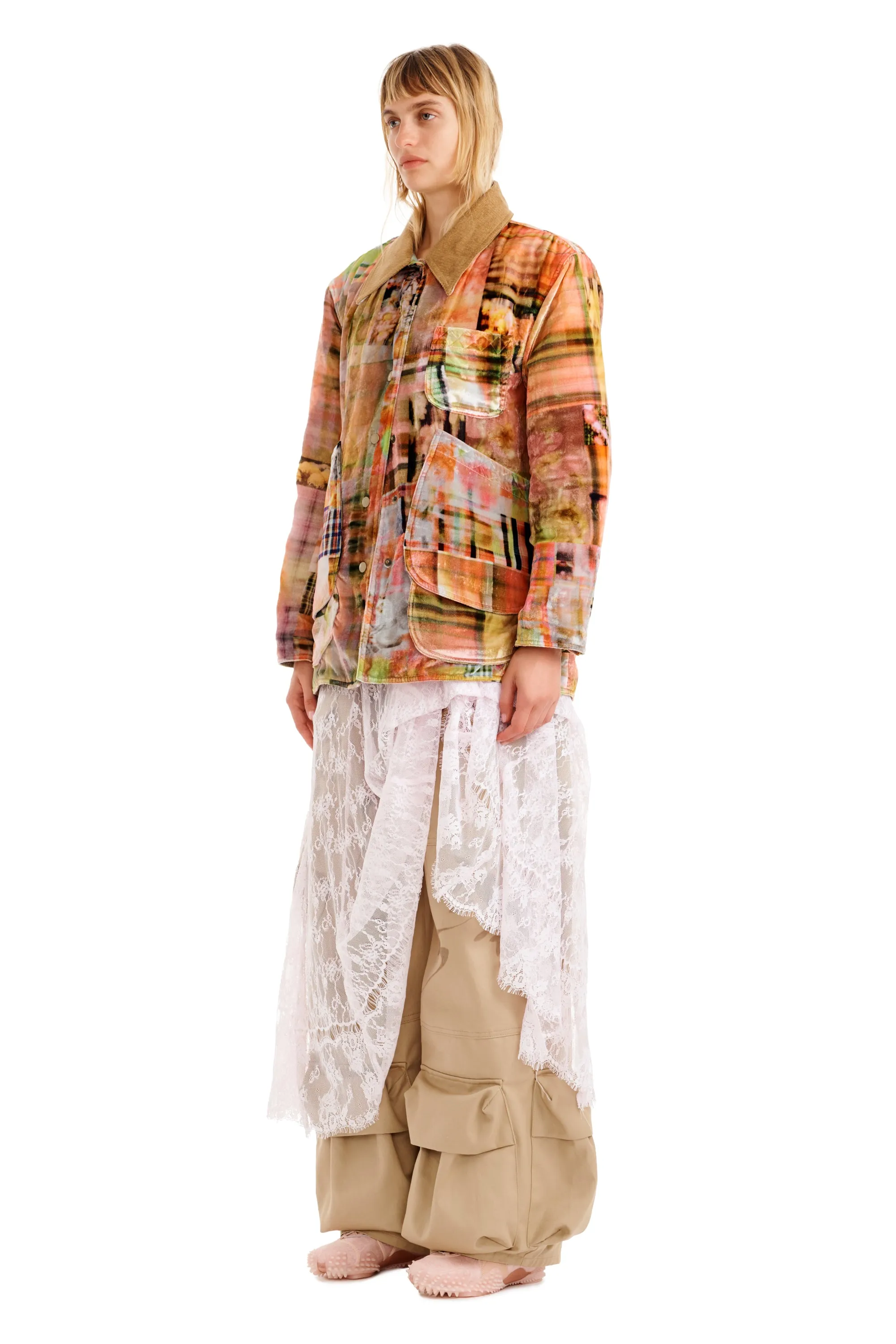 MULTI PLAID STABLE JACKET sold by Collina Strada product image thumbnail 3