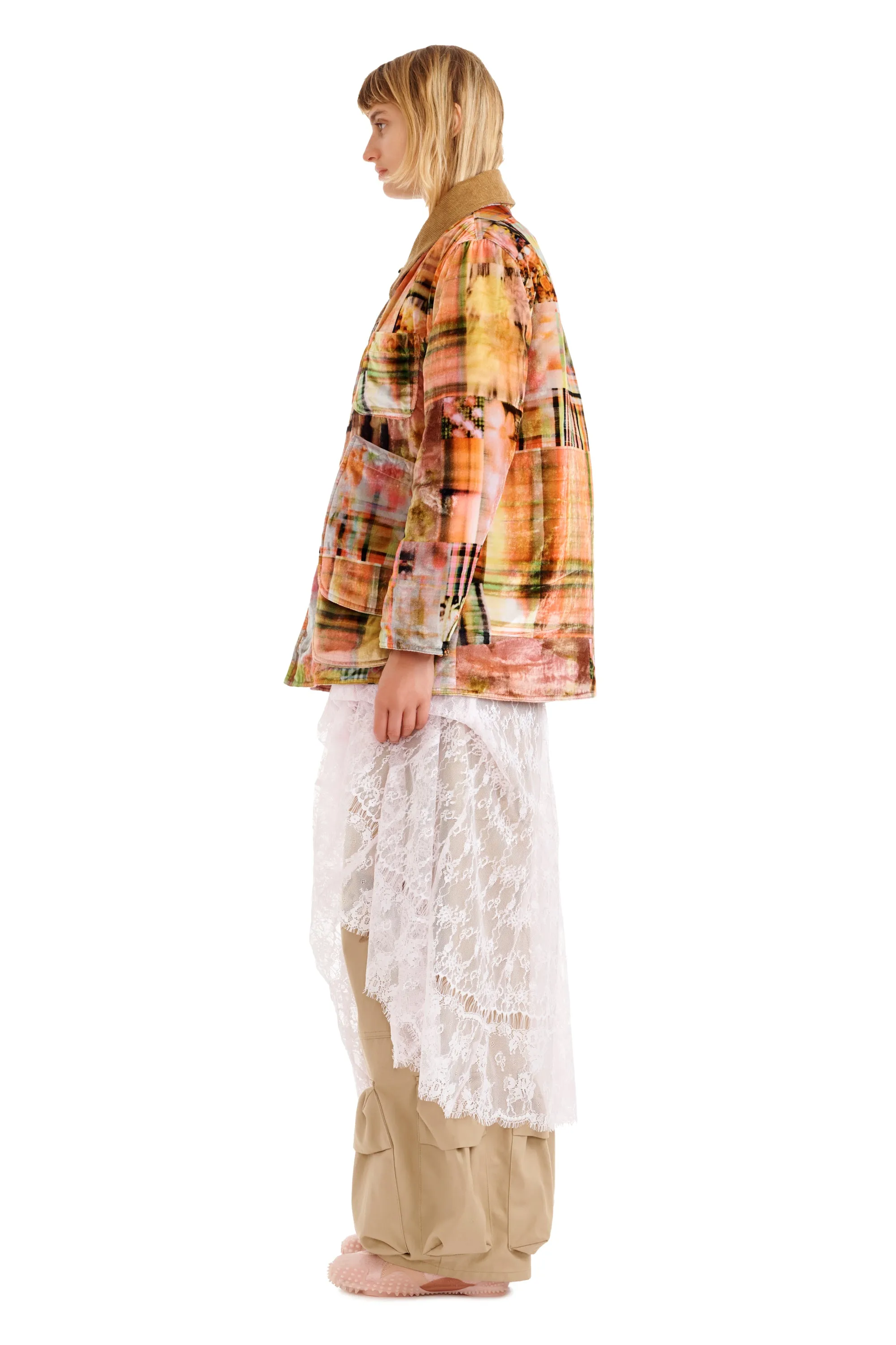 MULTI PLAID STABLE JACKET sold by Collina Strada product image thumbnail 4