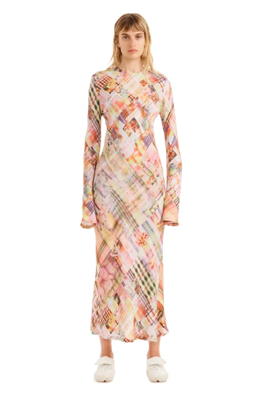 MULTI PLAID YURI DRESS sold by Collina Strada