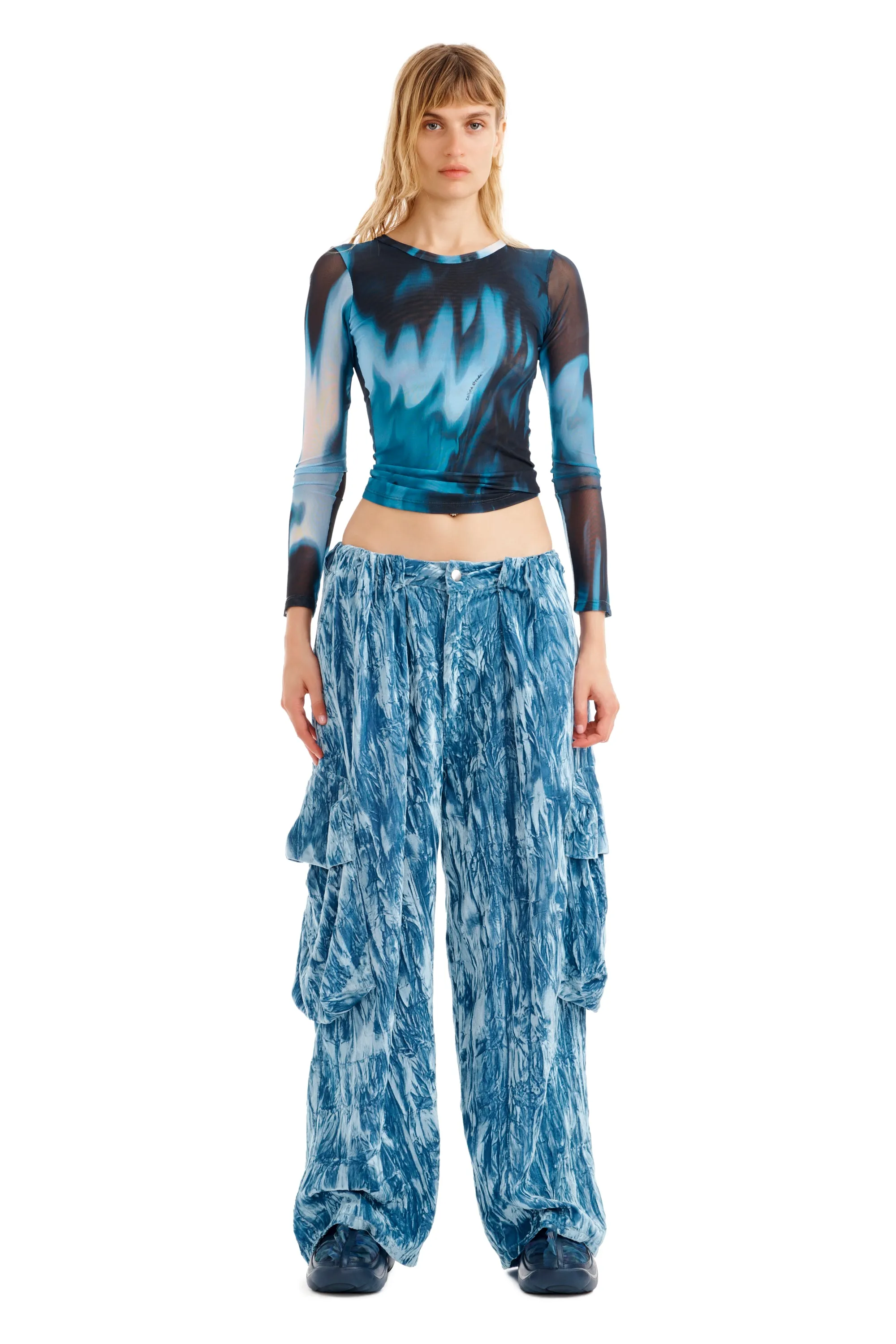 SKY PLEATED CARGO PANT sold by Collina Strada