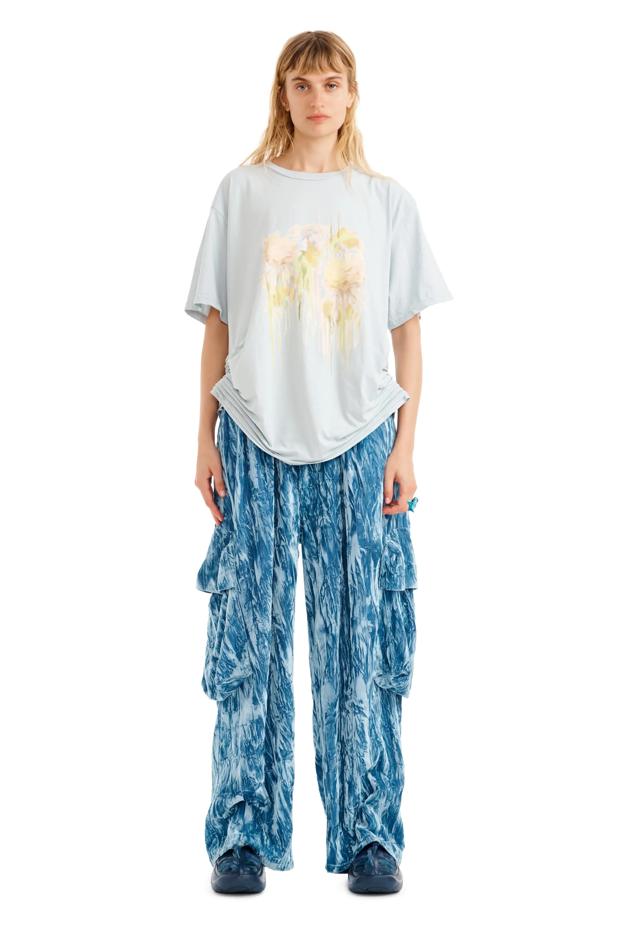 STORM FLOWER DRIP KATINA DUO TEE sold by Collina Strada