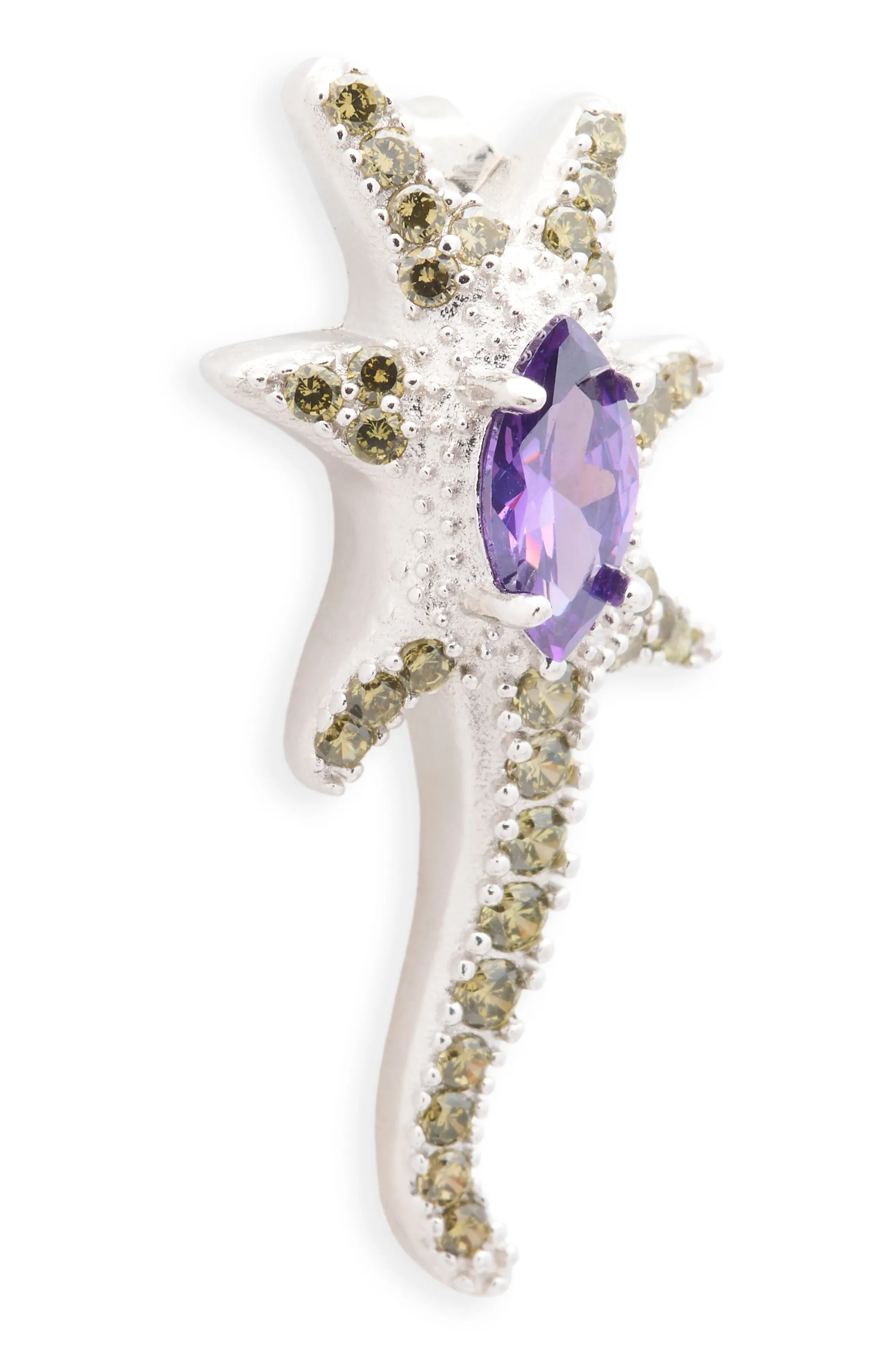 OLIVE LAVANDER STAR TRAIL EARRINGS sold by Collina Strada product image thumbnail 2