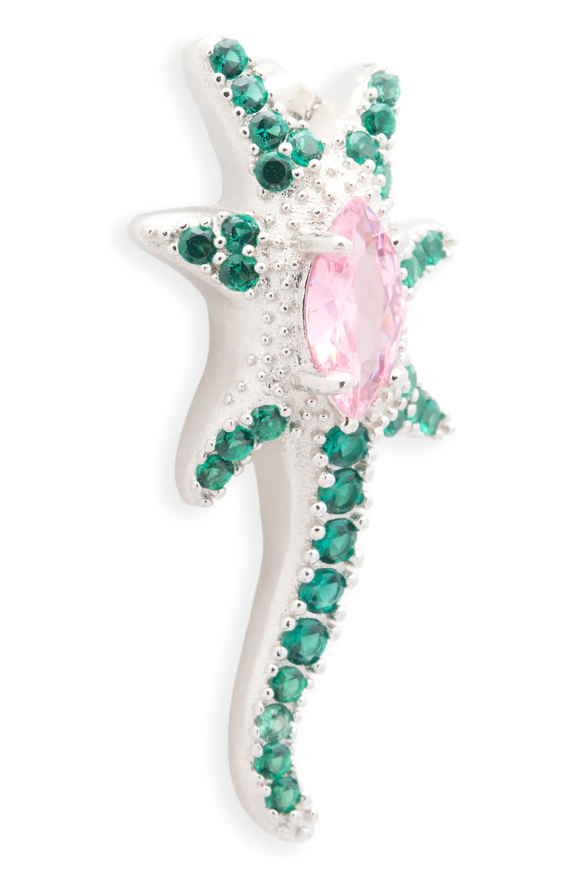EMERALD PINK STAR TRAIL EARRINGS sold by Collina Strada product image thumbnail 2