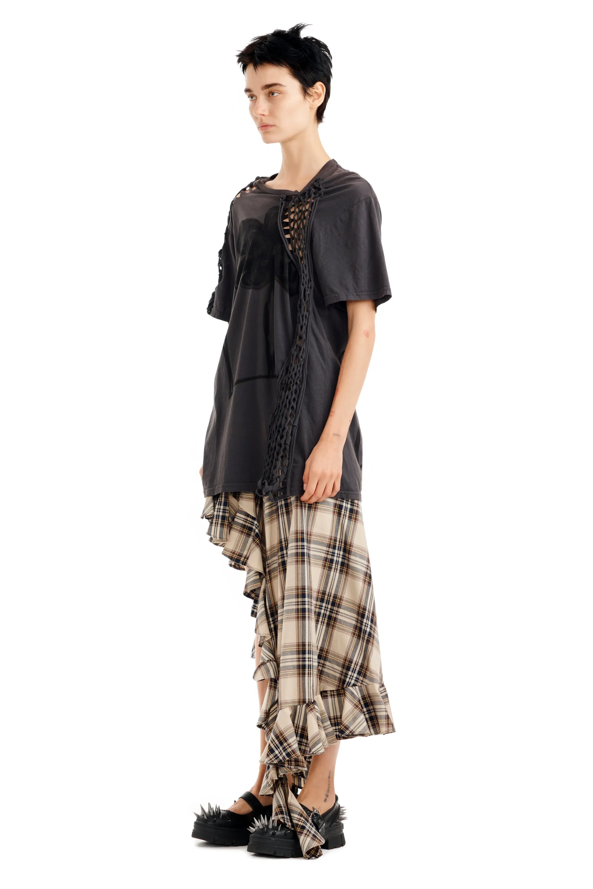 CHARCOAL FLOWER POT TOSH TEE sold by Collina Strada product image thumbnail 3