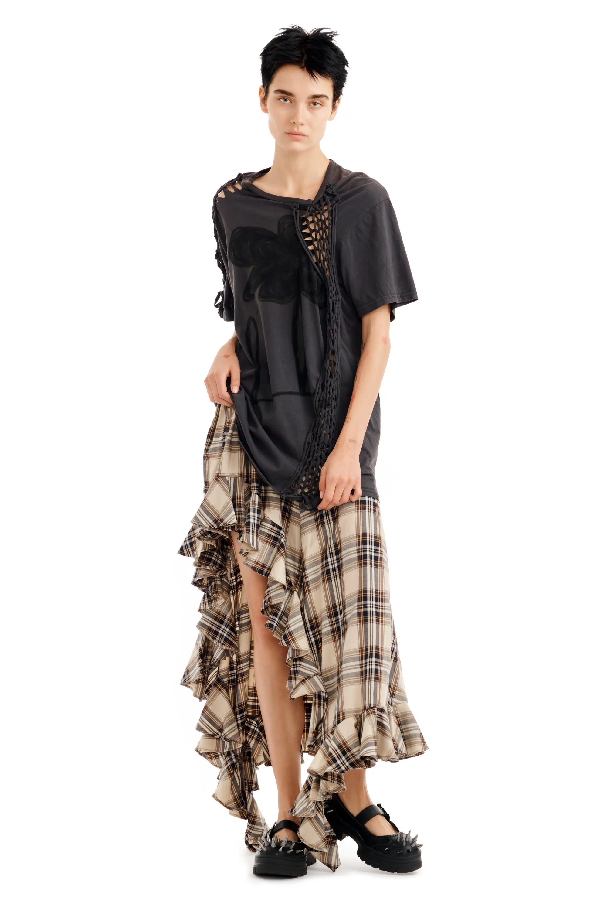 CHARCOAL FLOWER POT TOSH TEE sold by Collina Strada product image thumbnail 2