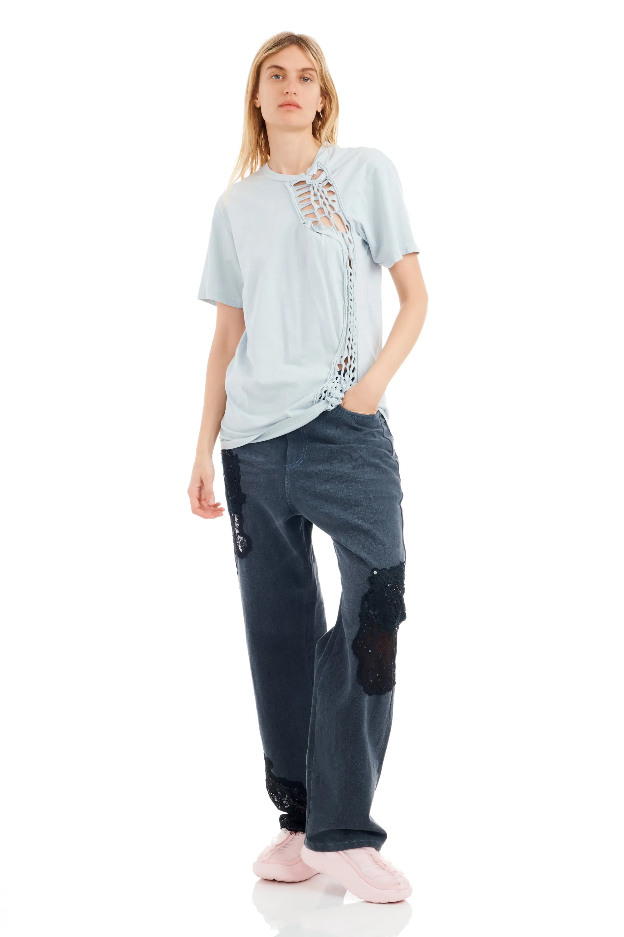 LIGHT BLUE TOSH TEE sold by Collina Strada product image thumbnail 2