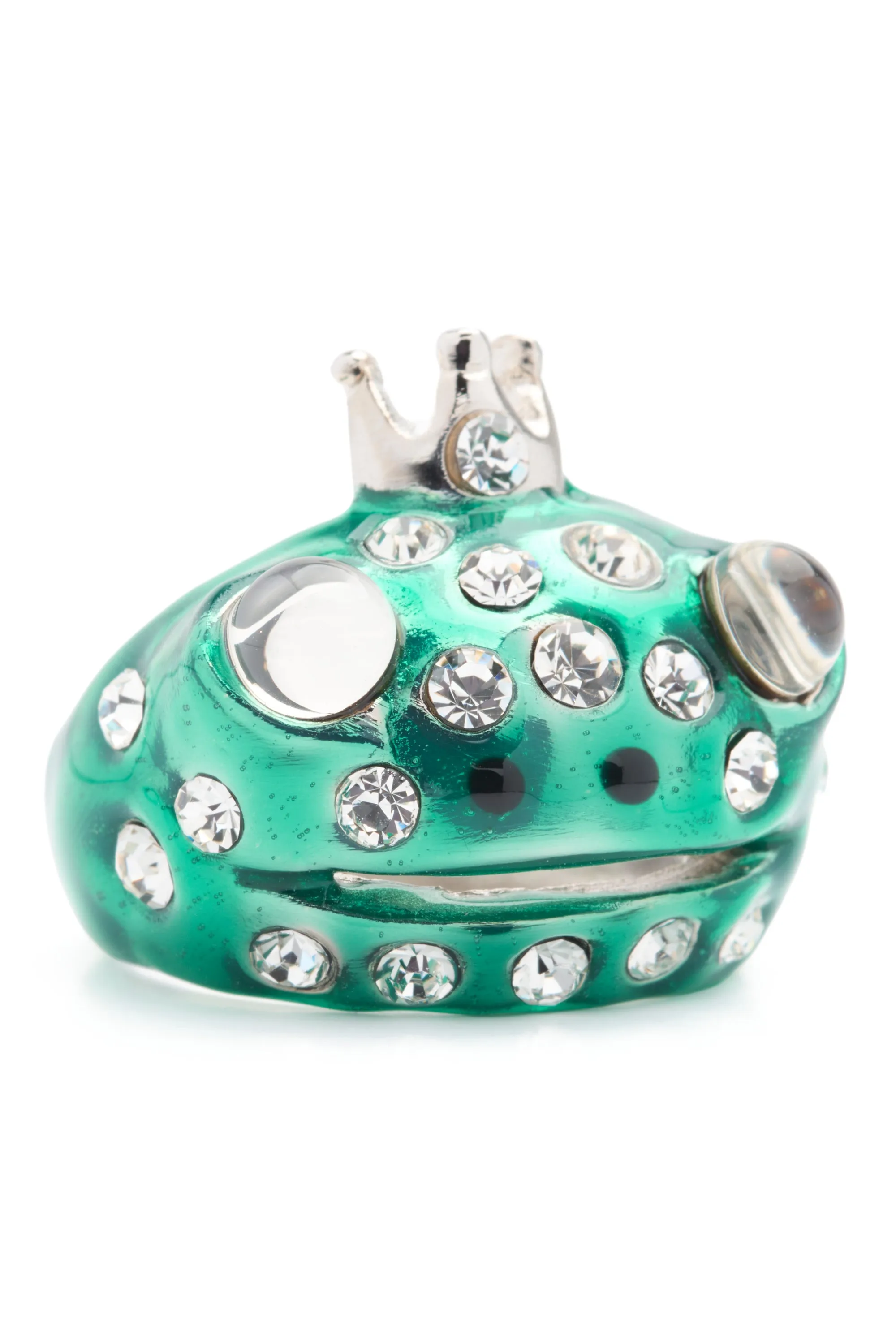 GREEN FRECKLES FROG PRINCE RING sold by Collina Strada product image thumbnail 2