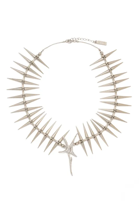 SILVER NOVA SPIKE NECKLACE sold by Collina Strada