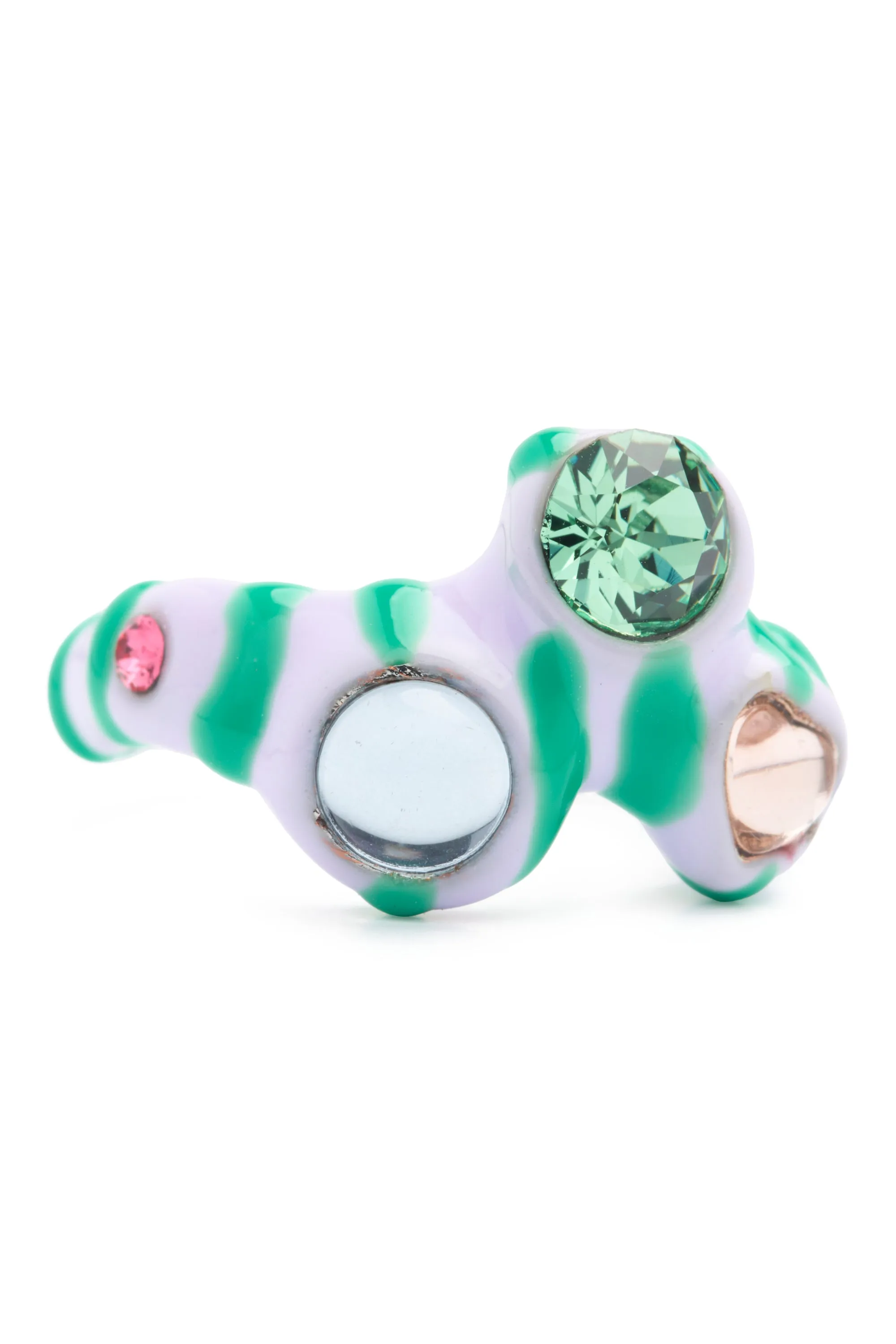 LILAC STRIPE FLORENCE RING sold by Collina Strada product image thumbnail 2