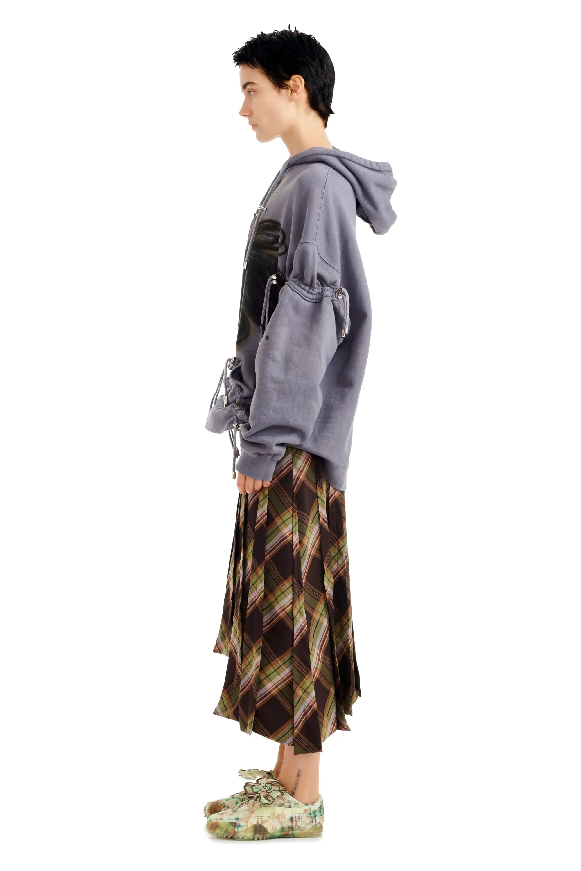 MIDNIGHT FLOWER POT RHINESTONE BURST HOODIE sold by Collina Strada product image thumbnail 4