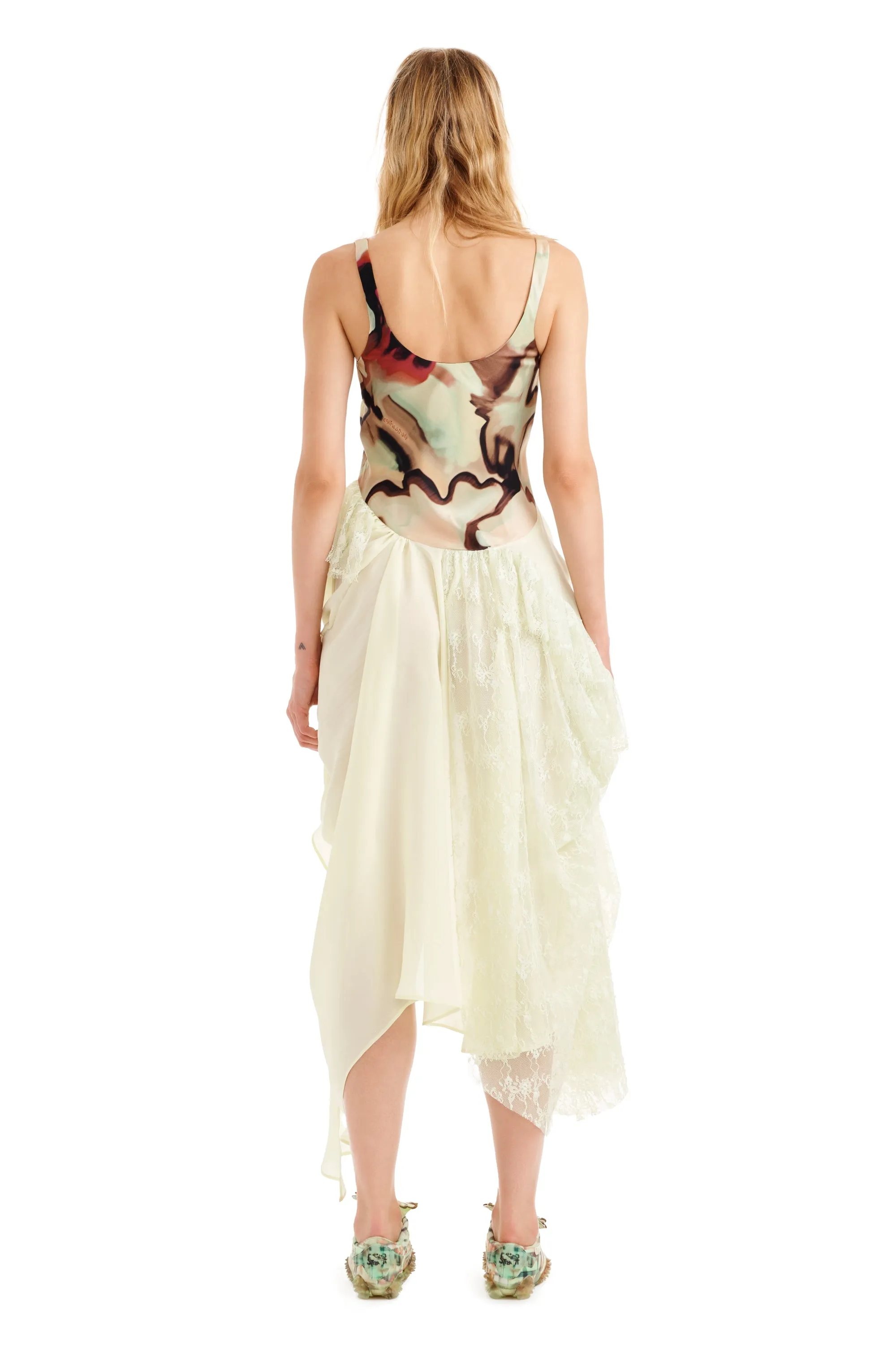 WATERCOLOR FLORAL AMMI FANNY DRESS sold by Collina Strada product image thumbnail 5