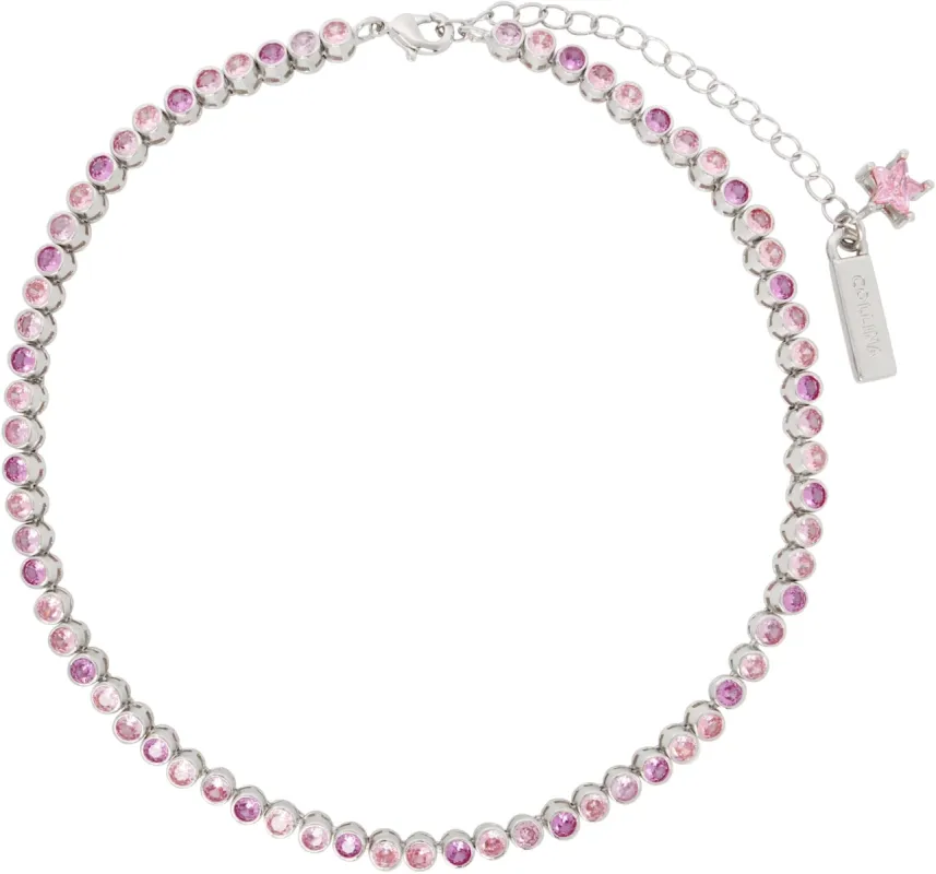 FADING PINK TENNIS NECKLACE sold by Collina Strada