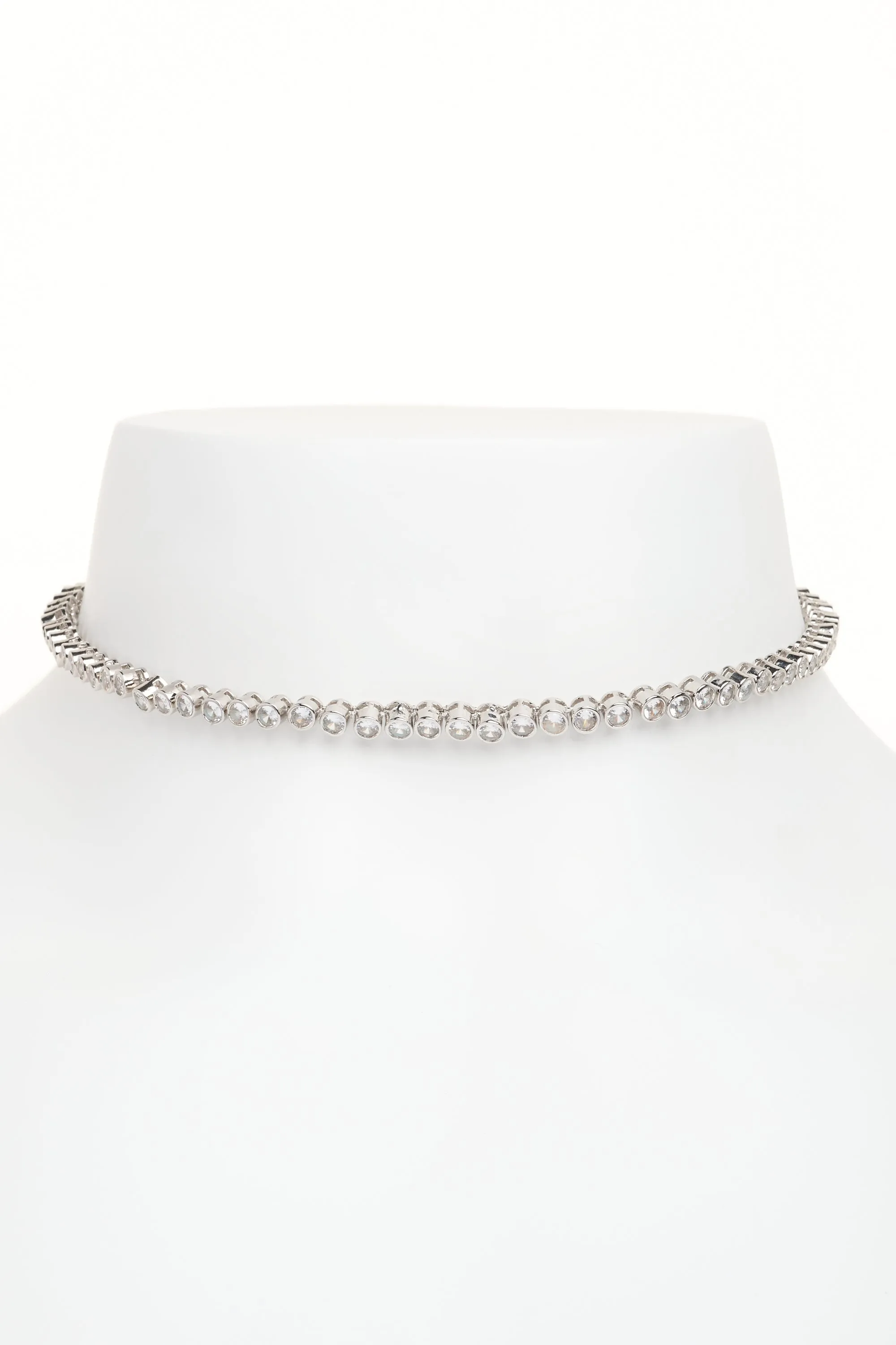 CRYSTAL CLEAR TENNIS NECKLACE sold by Collina Strada