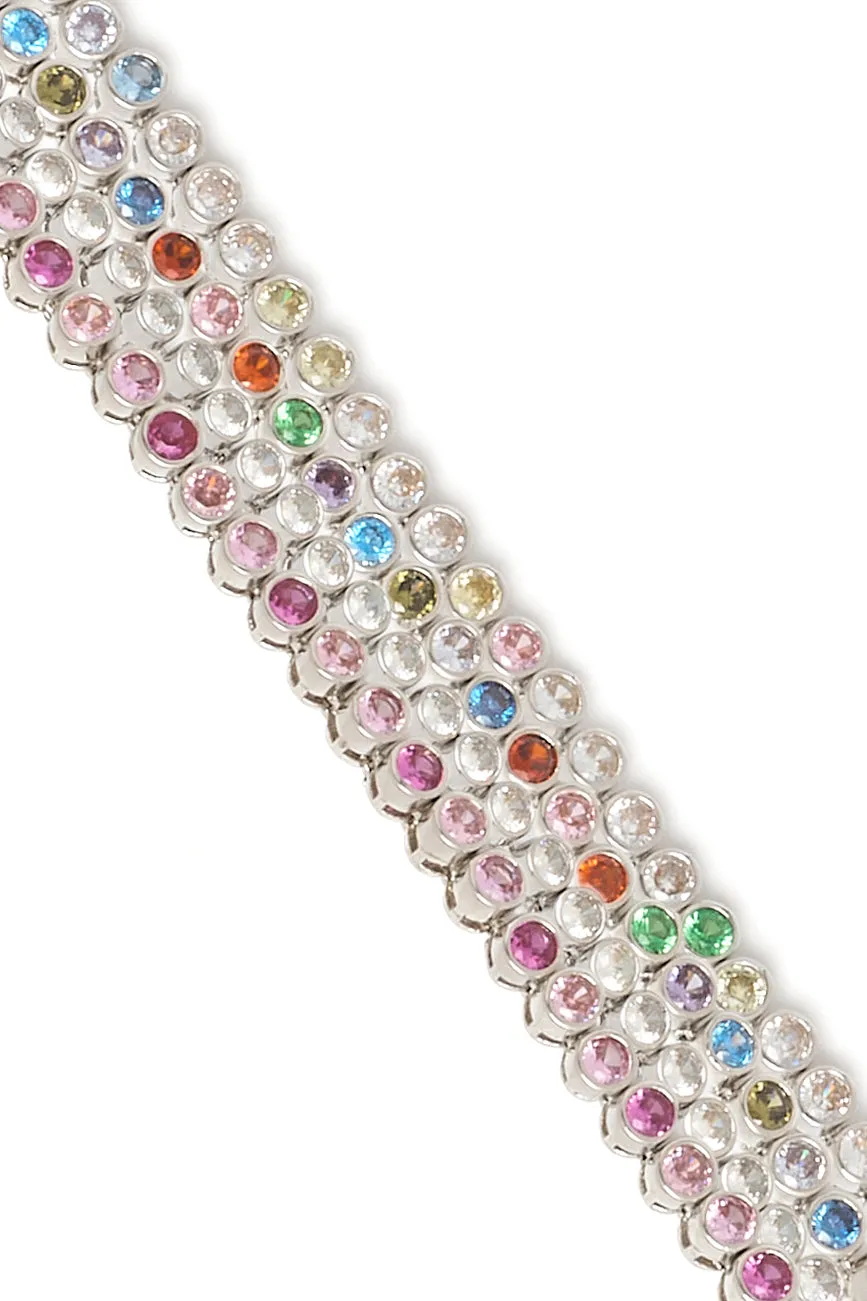 CRYSTAL CLEAR TENNIS NECKLACE sold by Collina Strada product image thumbnail 3