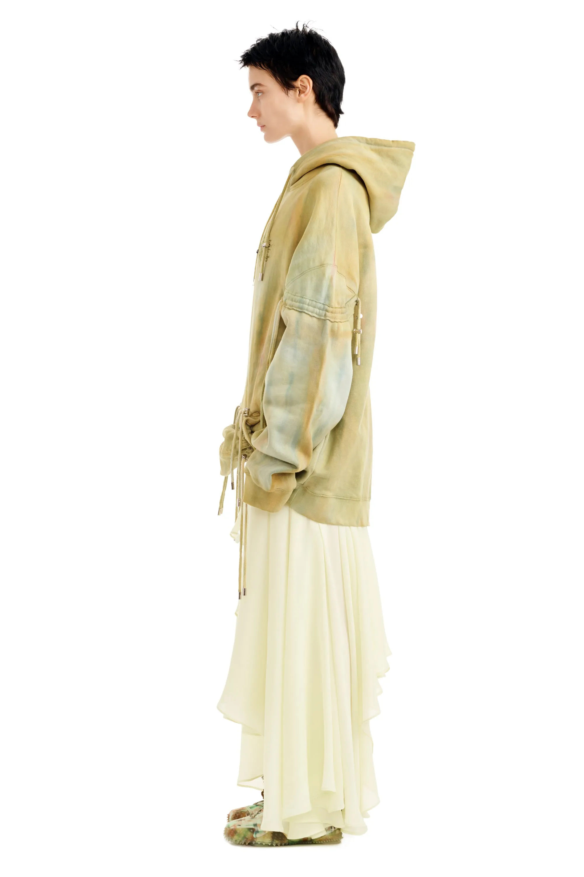 SEA MOSS RHINESTONE BURST HOODIE sold by Collina Strada product image thumbnail 4