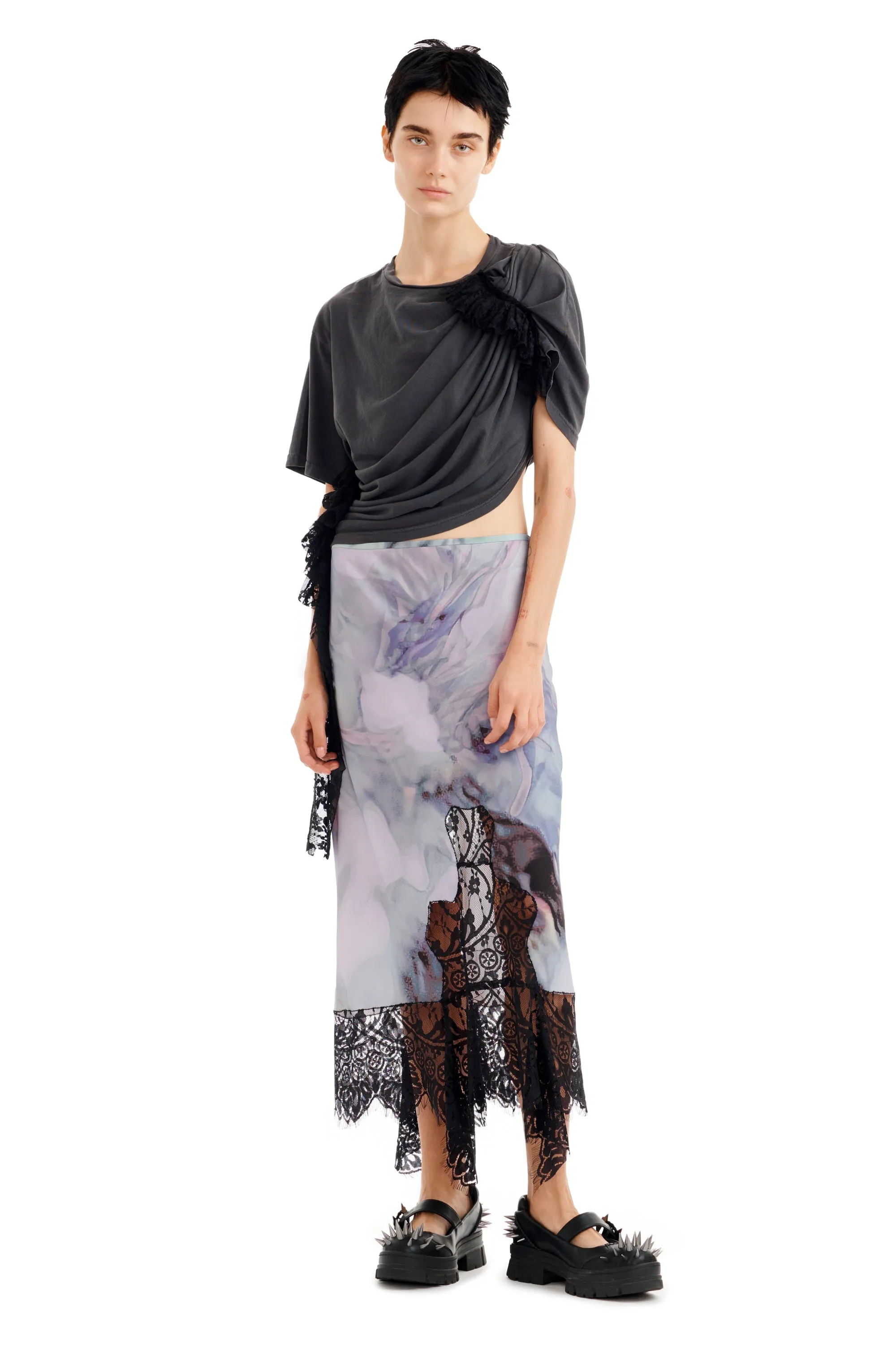 OIL MOLD HISS SKIRT sold by Collina Strada product image thumbnail 2