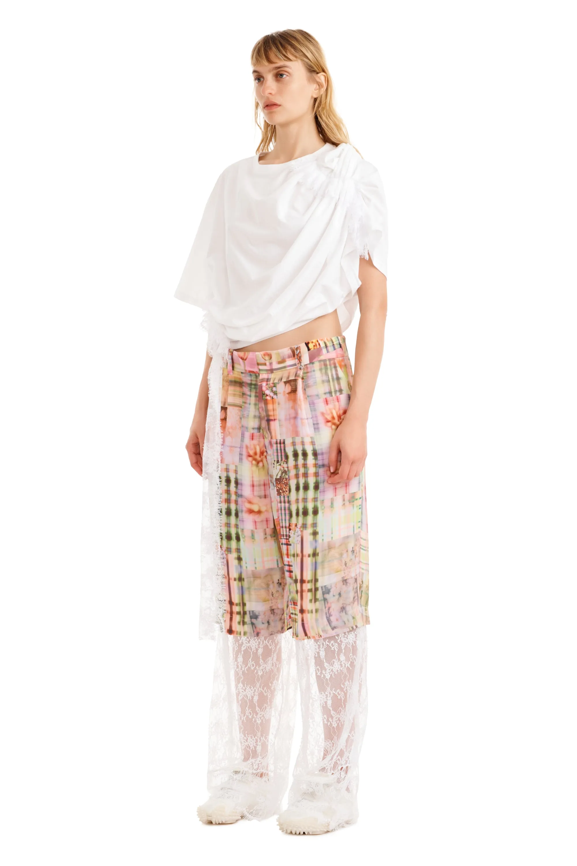 WHITE LACE EVA TEE sold by Collina Strada product image thumbnail 2