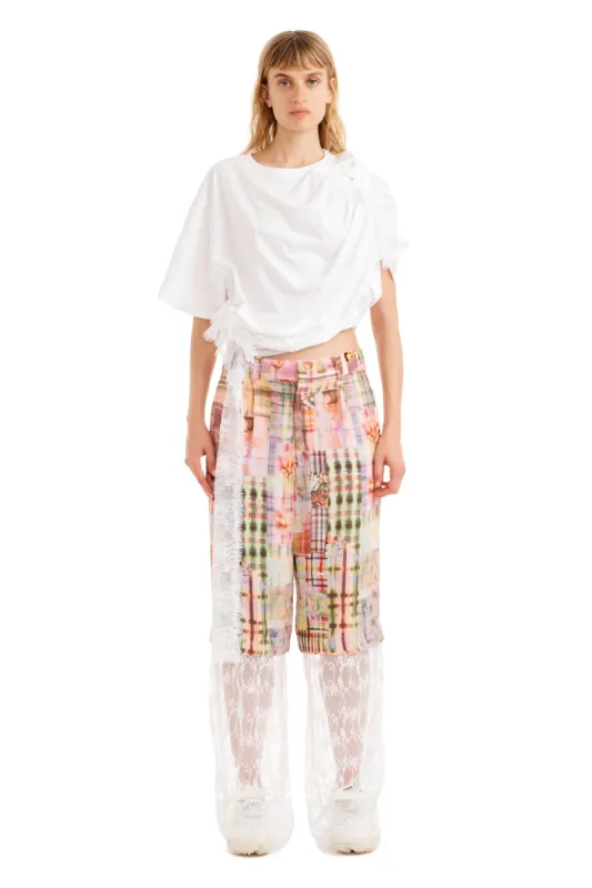 WHITE LACE EVA TEE sold by Collina Strada