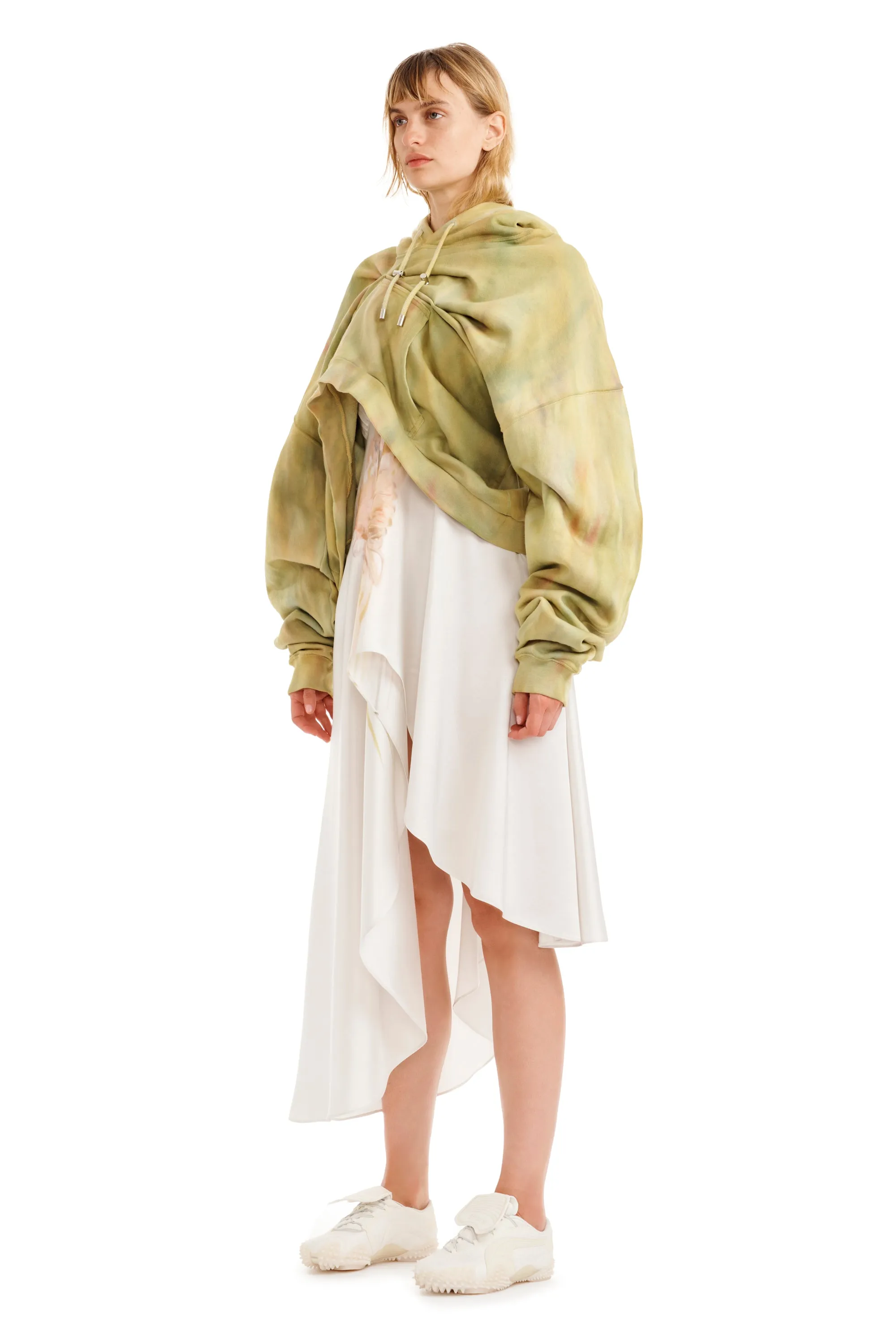 SEA MOSS DRAPED HOODIE sold by Collina Strada product image thumbnail 3