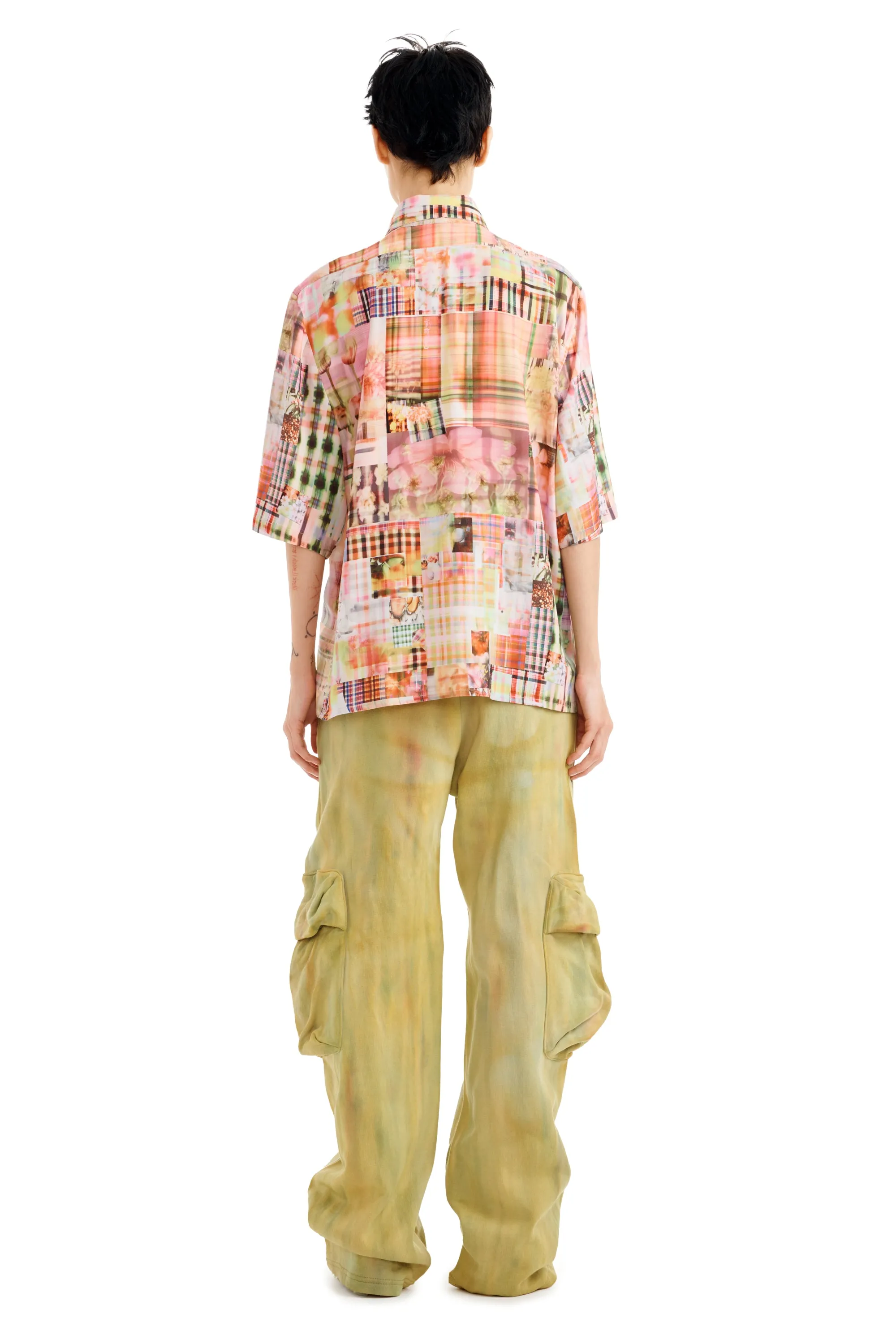 MULTI PLAID MARKET BUTTON UP sold by Collina Strada product image thumbnail 5