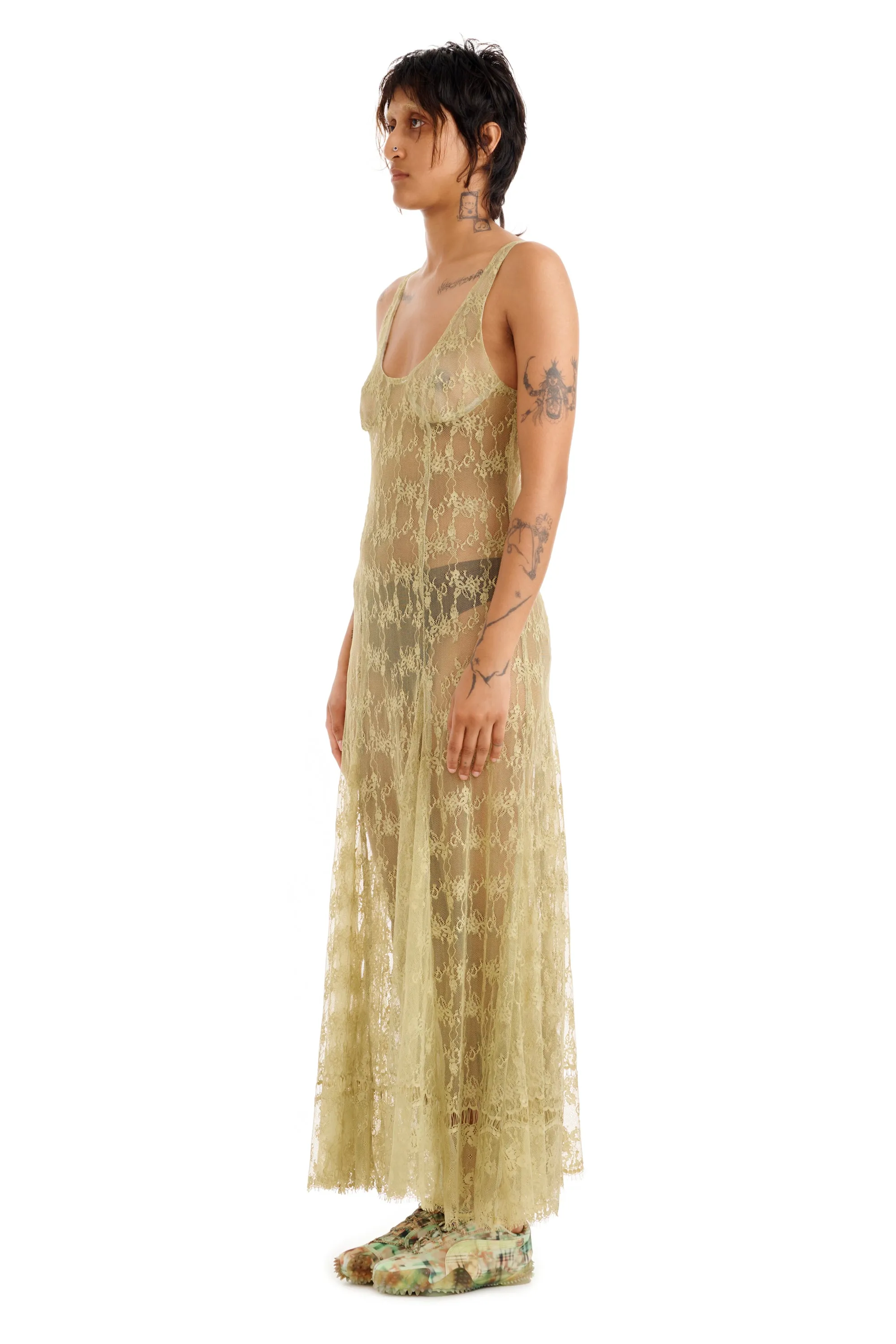 OLIVE PAMELA DRESS sold by Collina Strada product image thumbnail 3