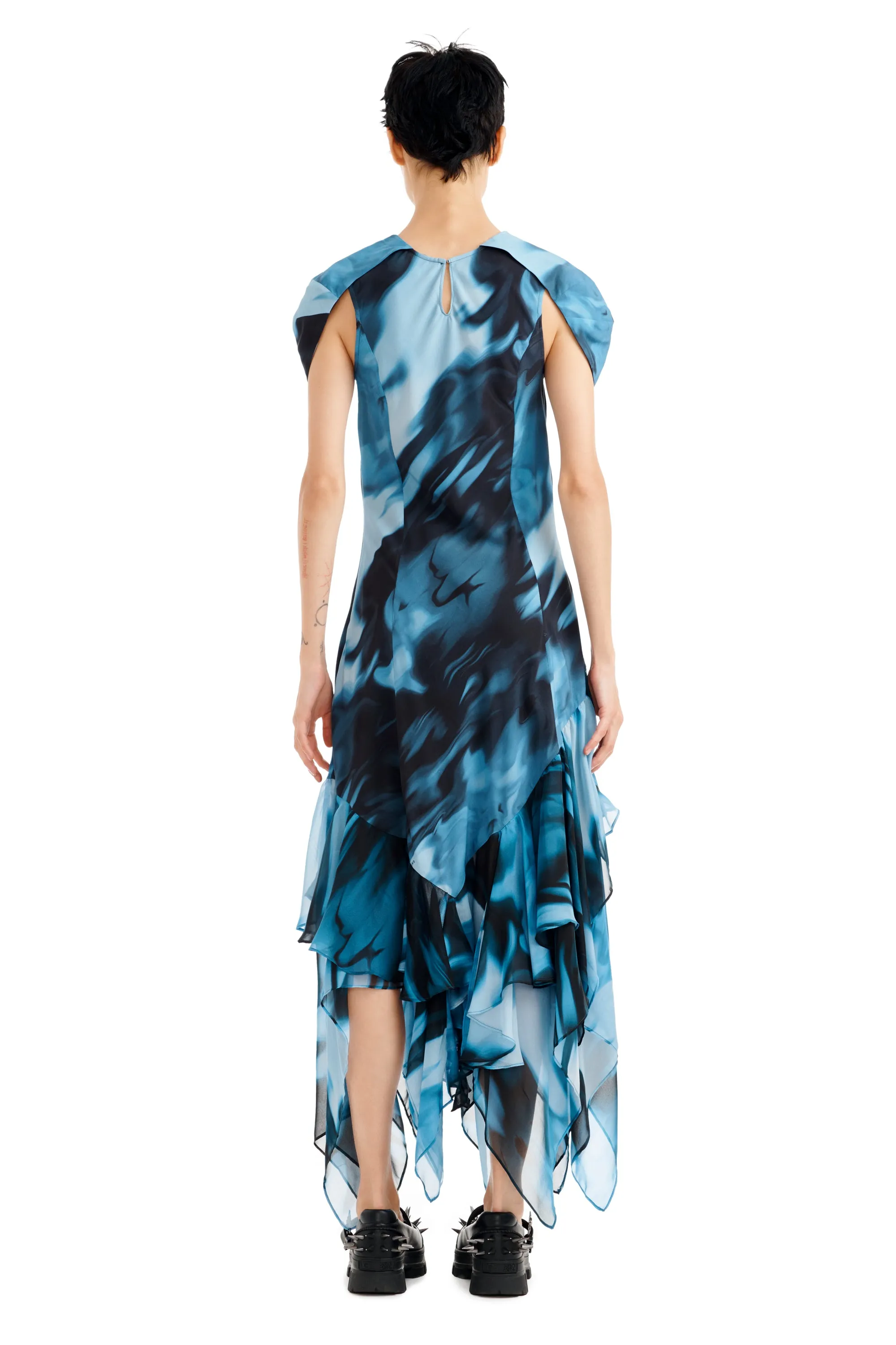 NAVY MELTING BLOOM HILLARY DRESS sold by Collina Strada product image thumbnail 3