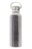 CHARCOAL STRIPE RHINESTONE WATER BOTTLE sold by Collina Strada