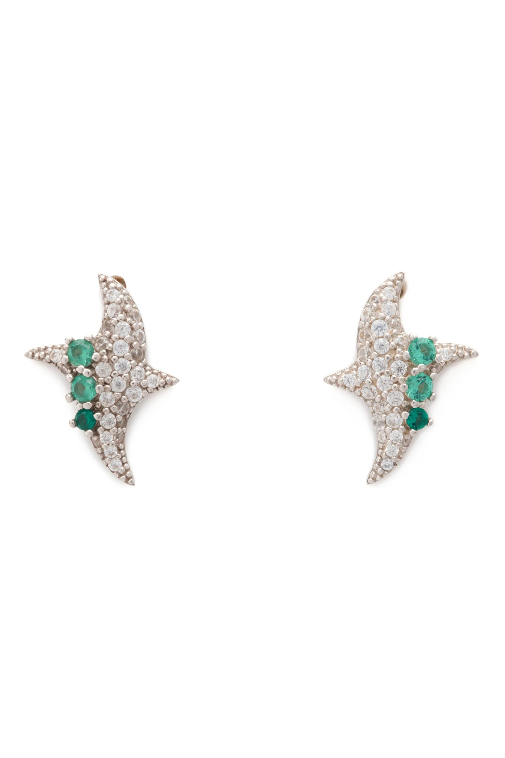 EMERALD TWISTER EARRINGS sold by Collina Strada