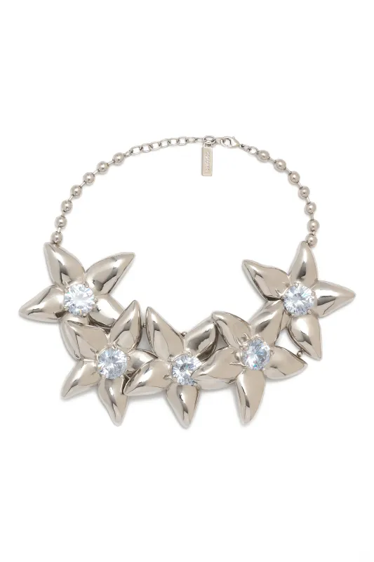 CRYSTAL CLEAR MEGA STARLINK NECKLACE sold by Collina Strada