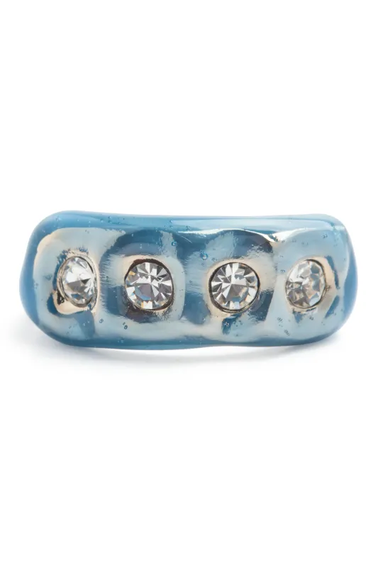 SEA BLUE DOUGH RING sold by Collina Strada
