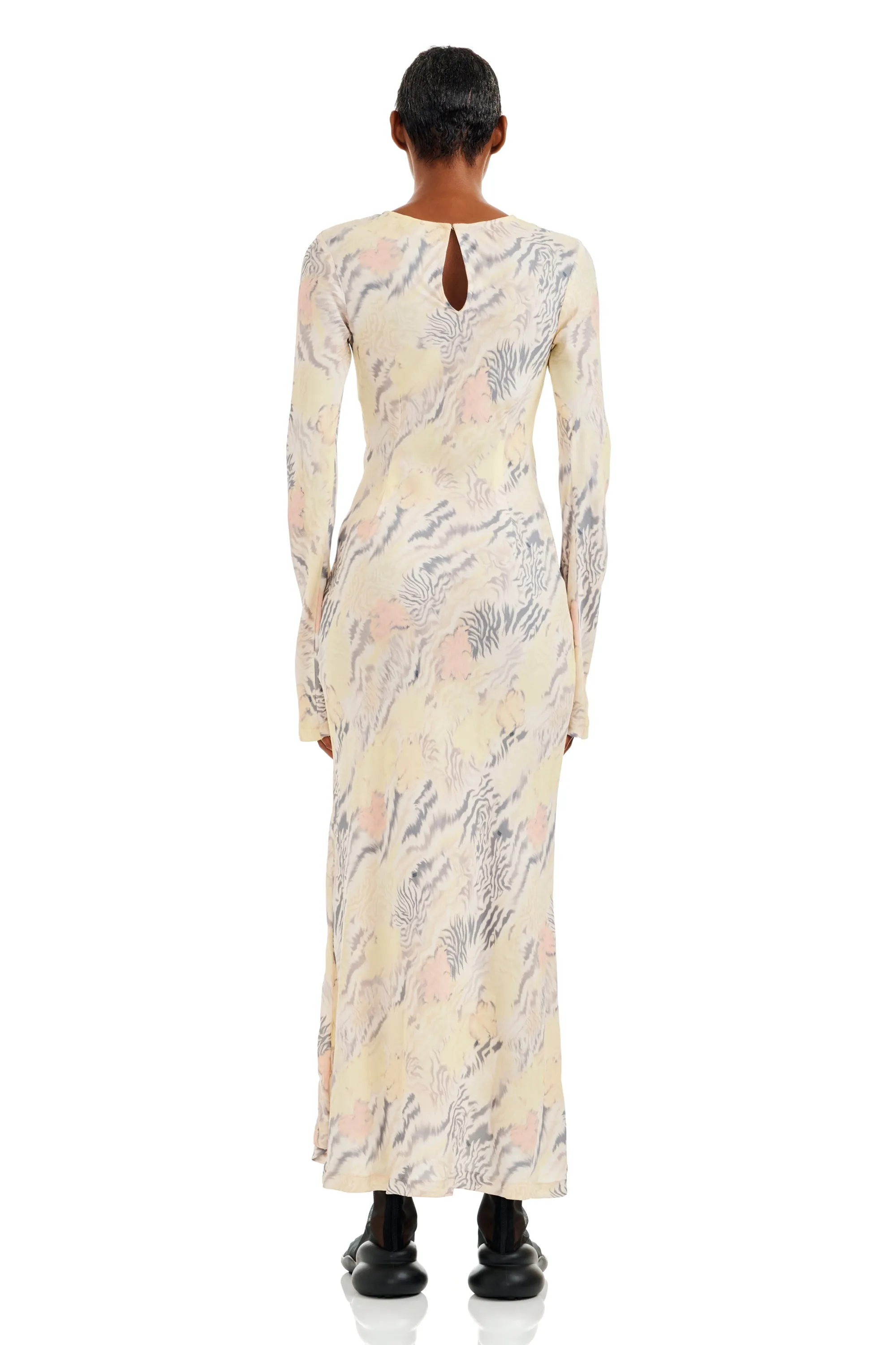 WASHED ZEBRA FLORAL YURI DRESS sold by Collina Strada product image thumbnail 3