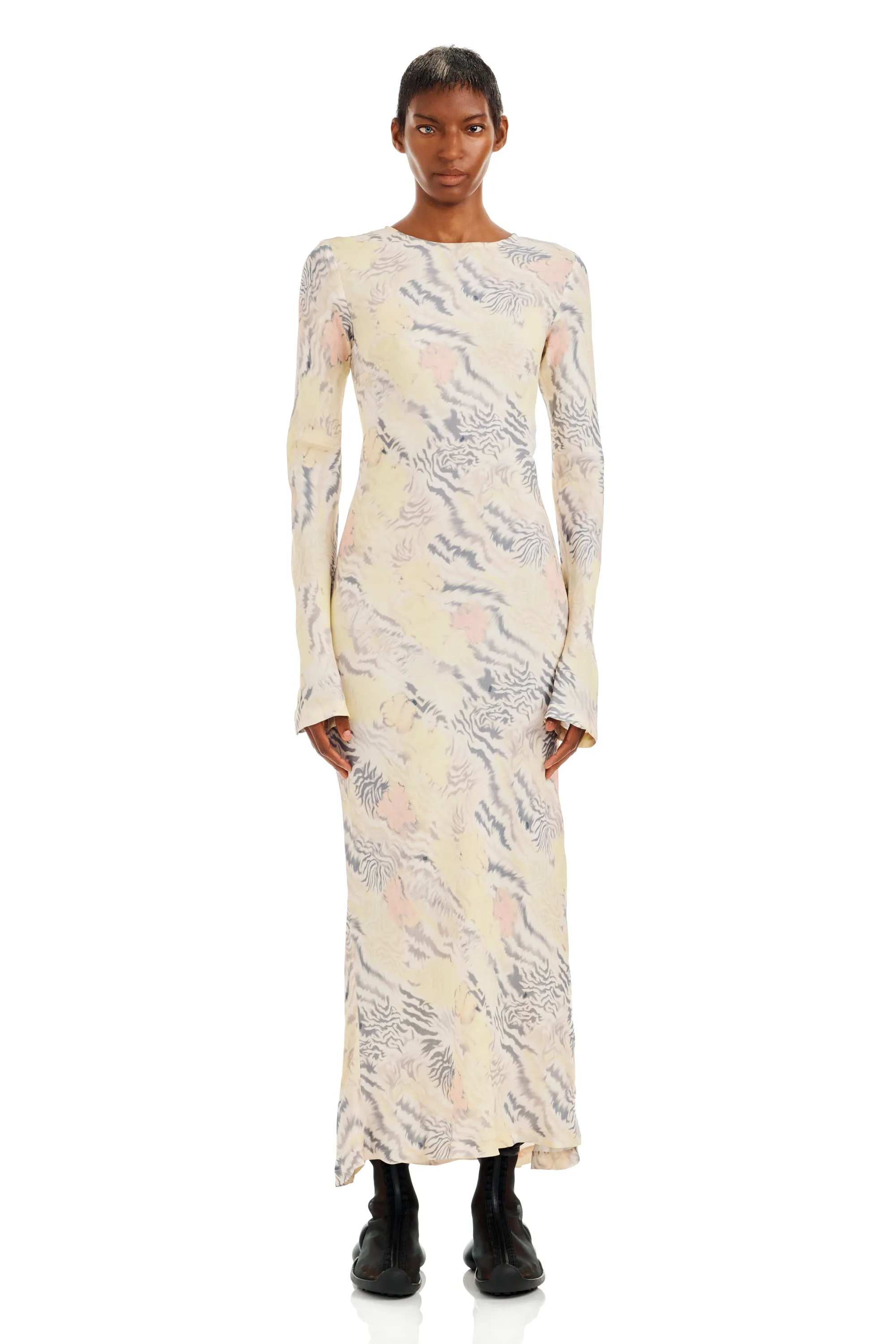 WASHED ZEBRA FLORAL YURI DRESS sold by Collina Strada product image thumbnail 2