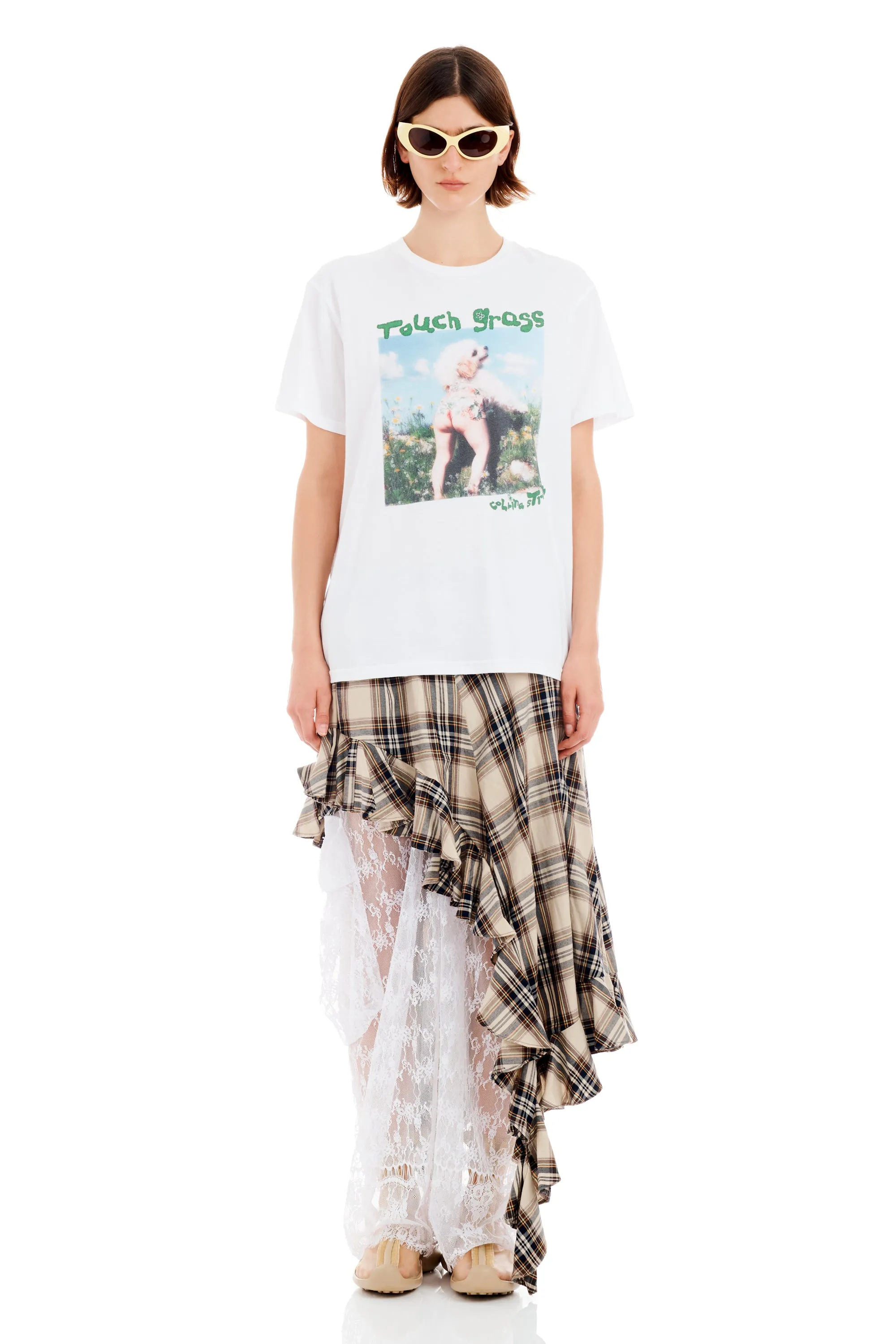 TOUCH GRASS GRAPHIC TEE sold by Collina Strada product image thumbnail 2