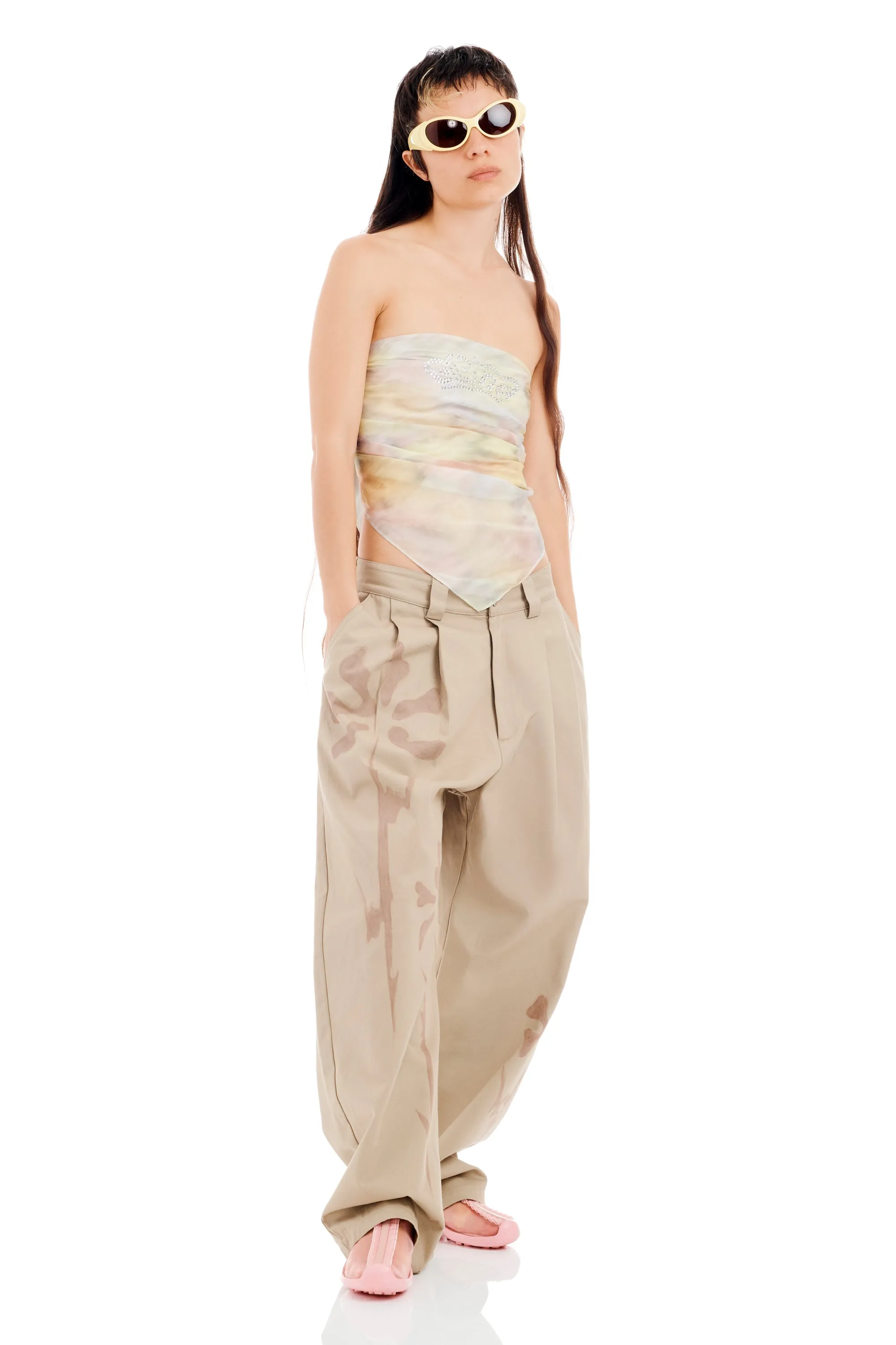 WASHED OCEAN FLOWERS PRINCESS FOULARD sold by Collina Strada product image thumbnail 2