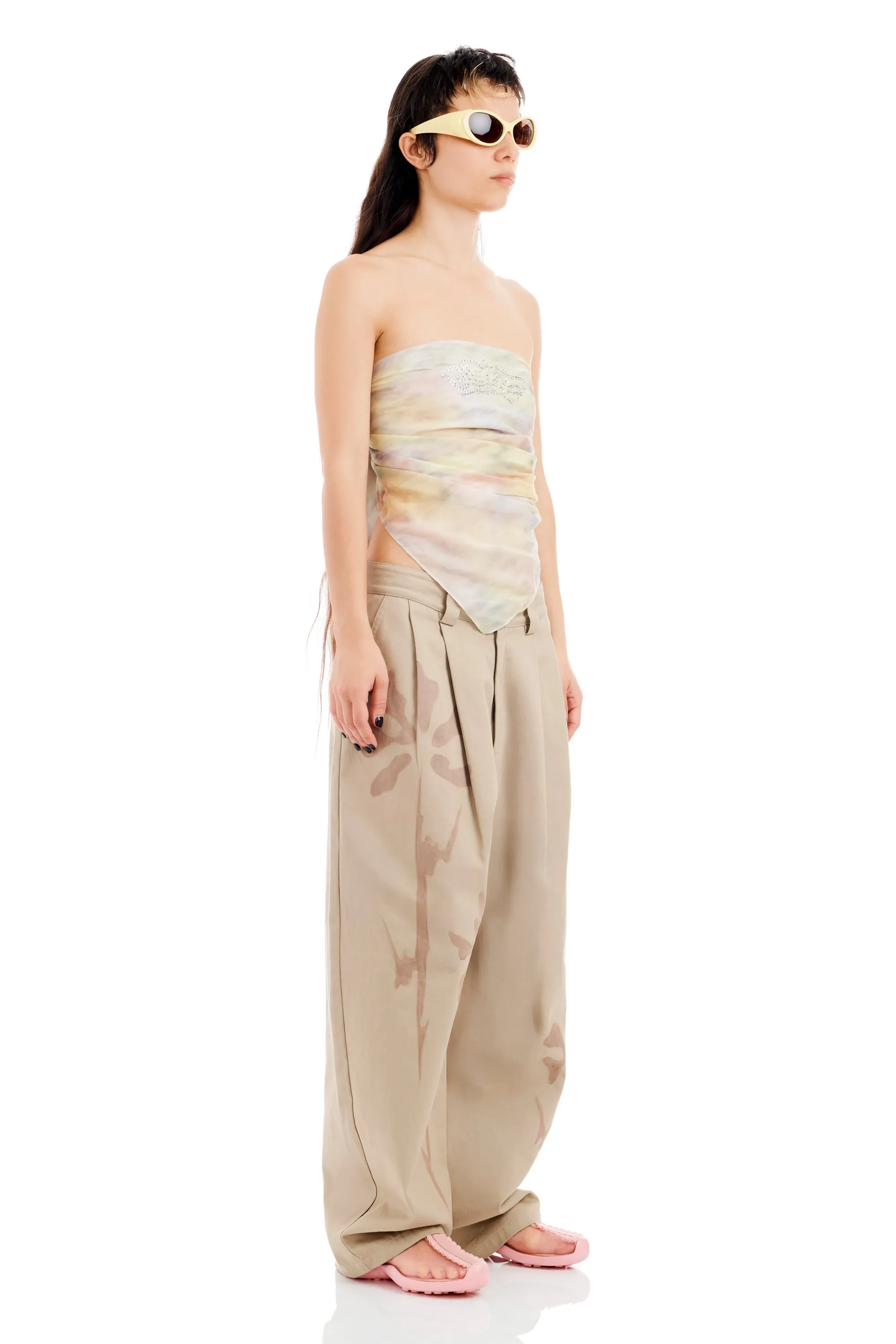 WASHED OCEAN FLOWERS PRINCESS FOULARD sold by Collina Strada product image thumbnail 4