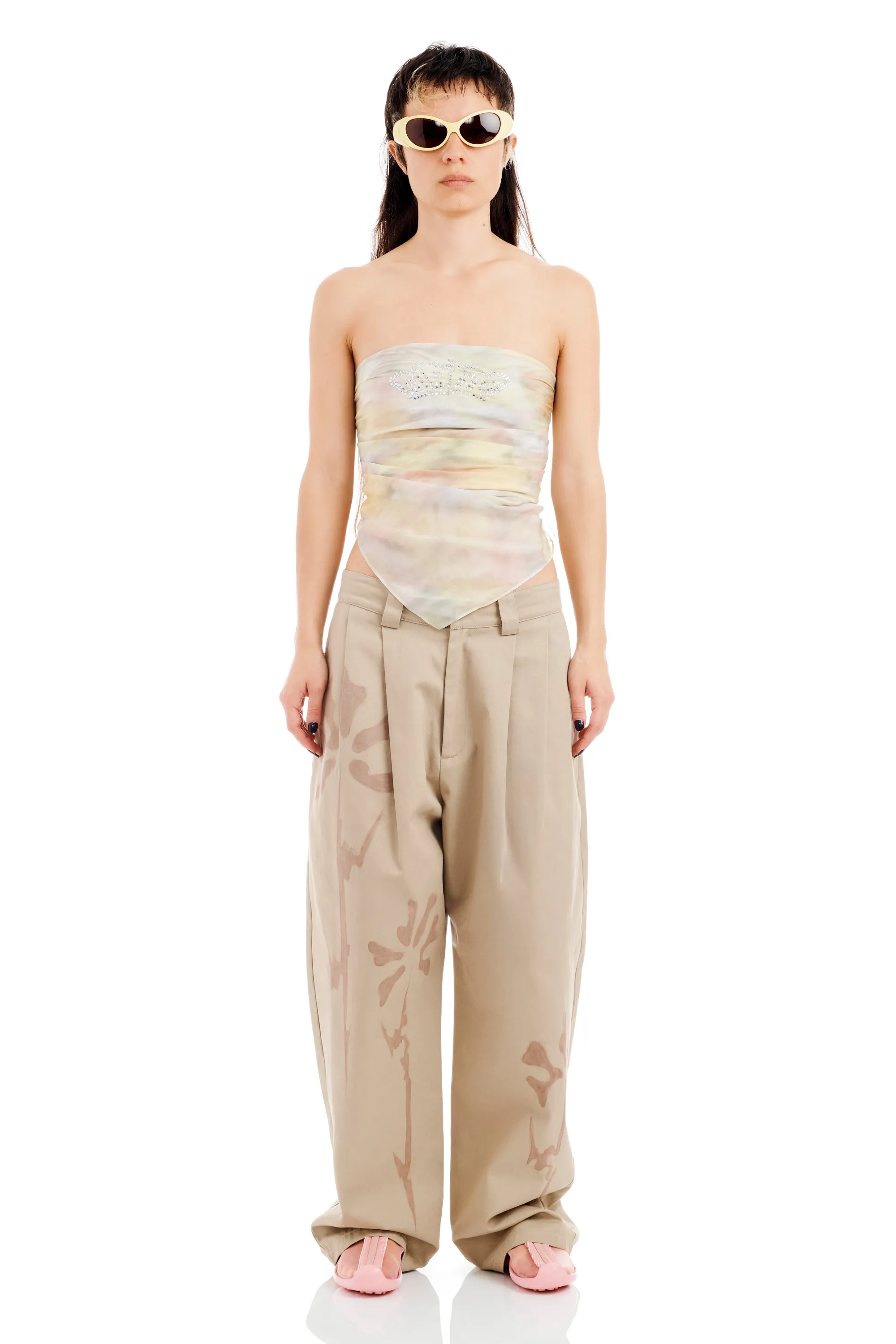 WASHED OCEAN FLOWERS PRINCESS FOULARD sold by Collina Strada product image thumbnail 3