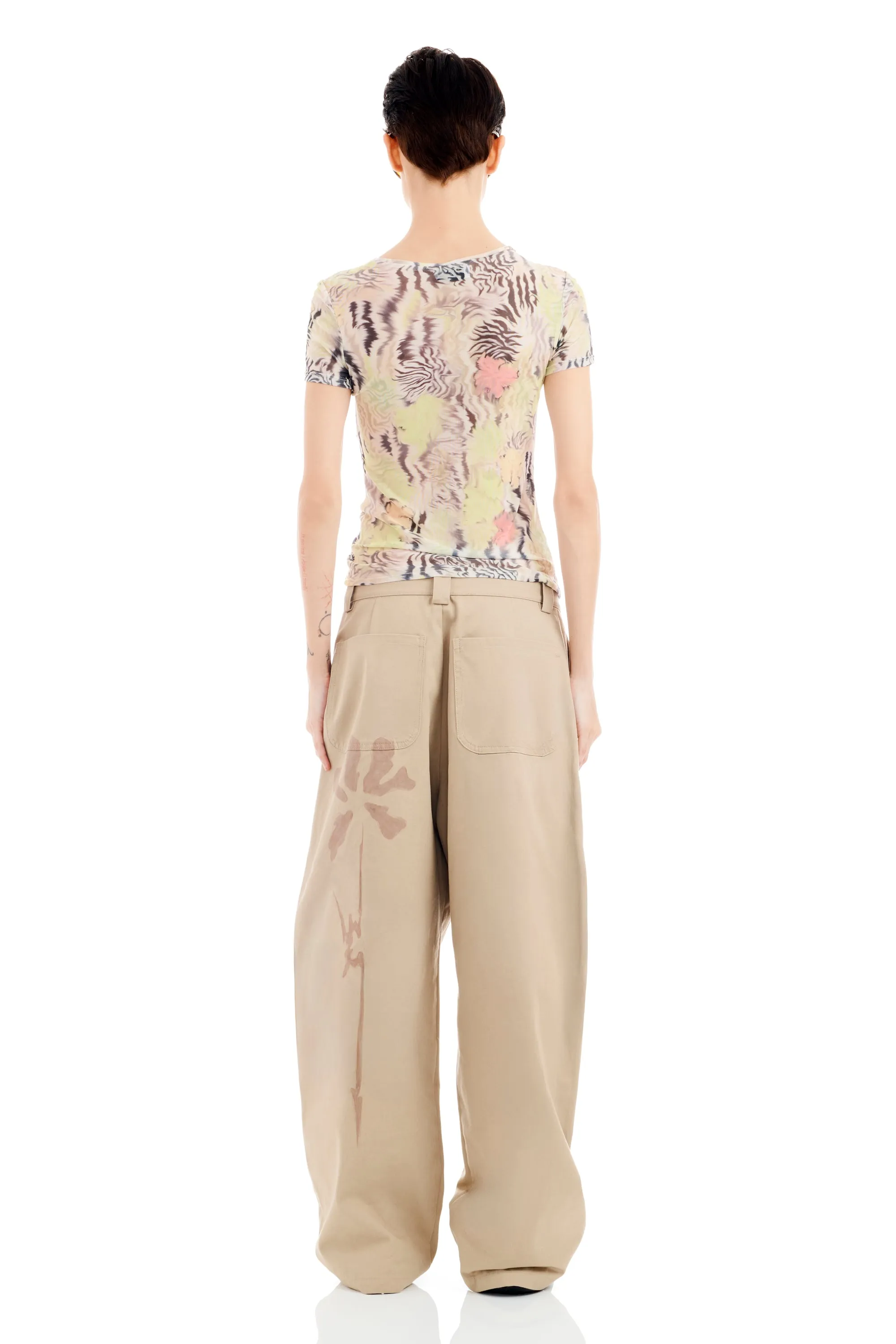 ZEBRA FLORAL SERPENTINE S/S TOP sold by Collina Strada product image thumbnail 5