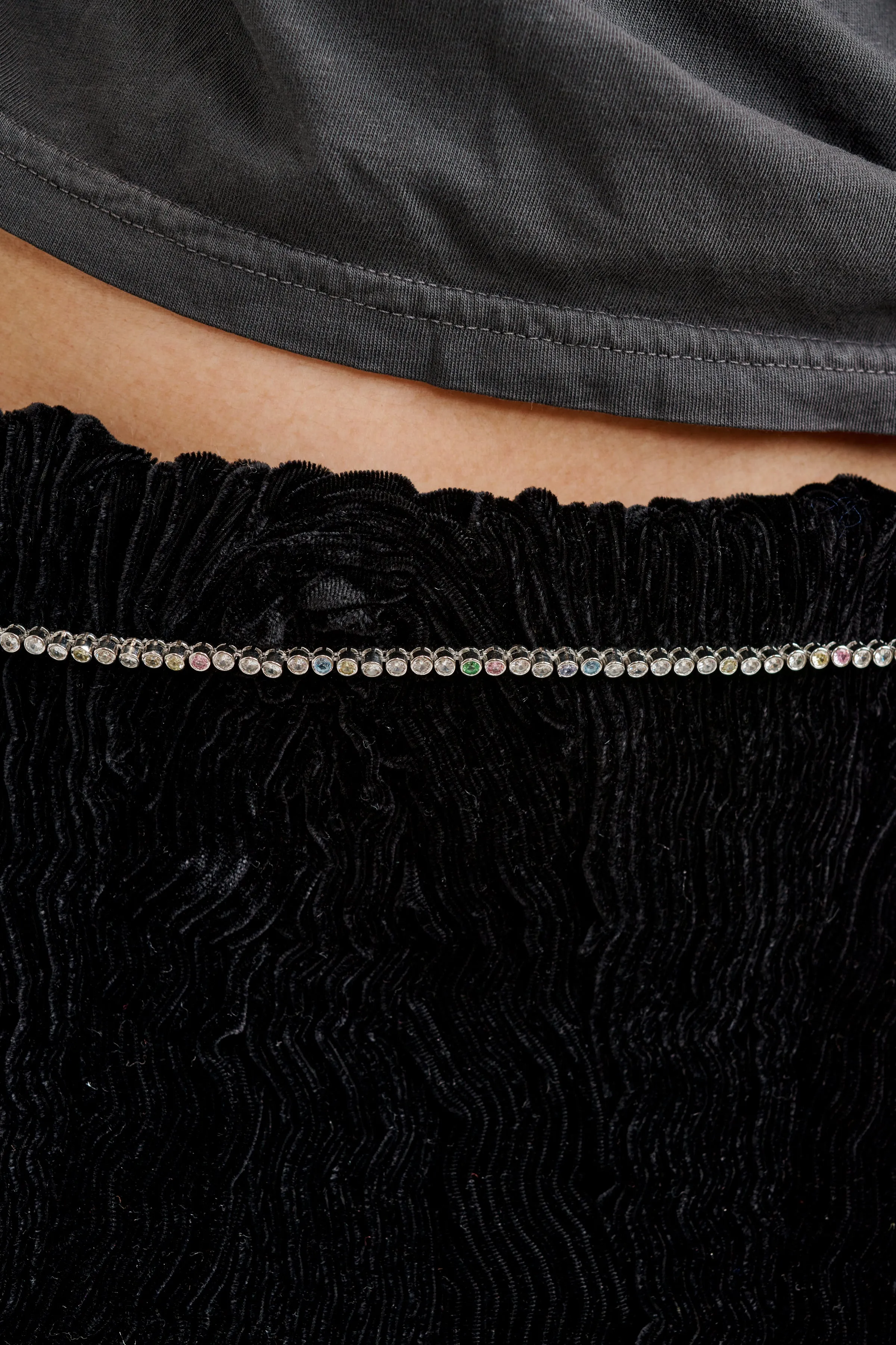 PASTEL RAINBOW TENNIS BELLYCHAIN sold by Collina Strada product image thumbnail 2