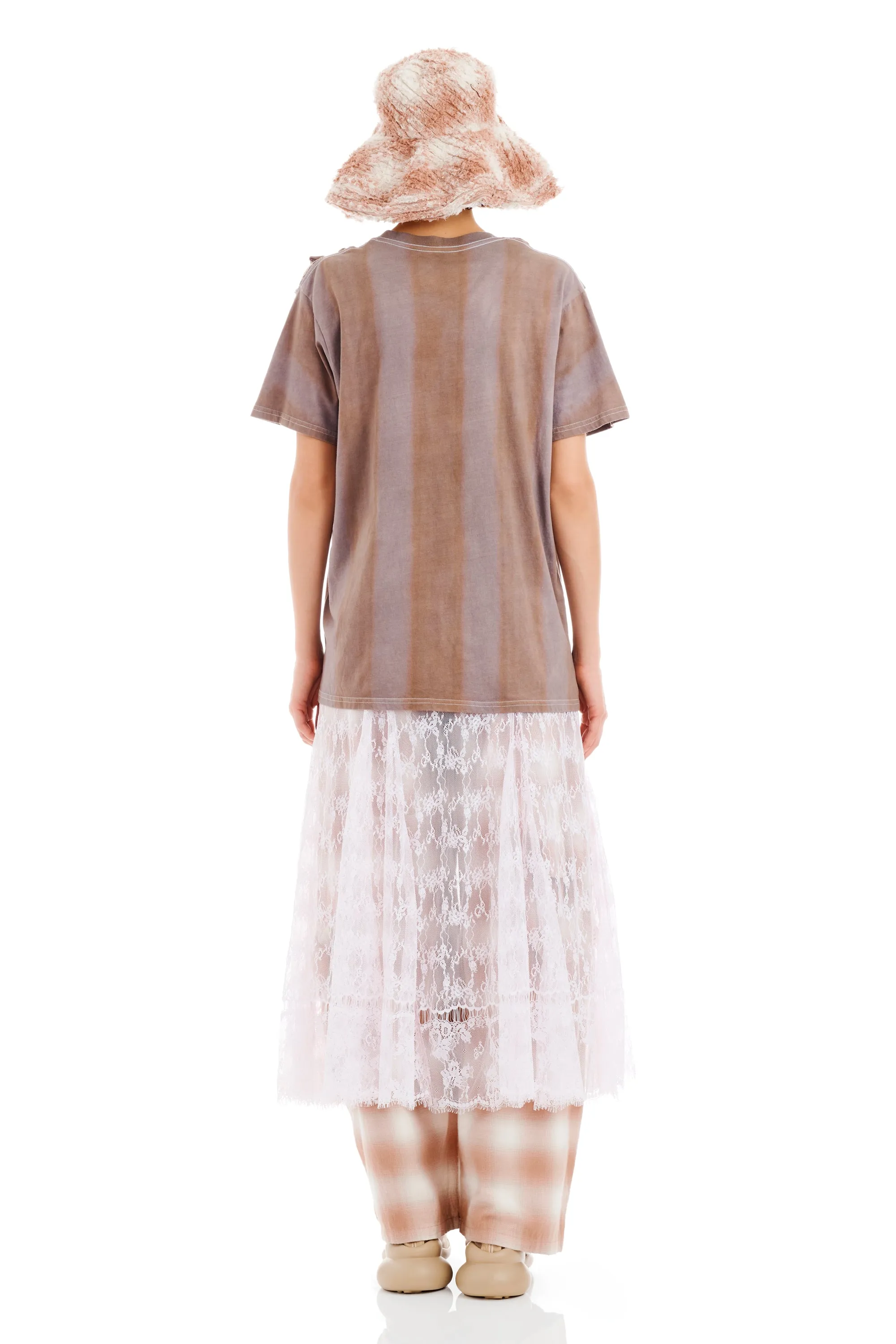 EARTH STRIPE REMNANT FLOWER TEE sold by Collina Strada product image thumbnail 5