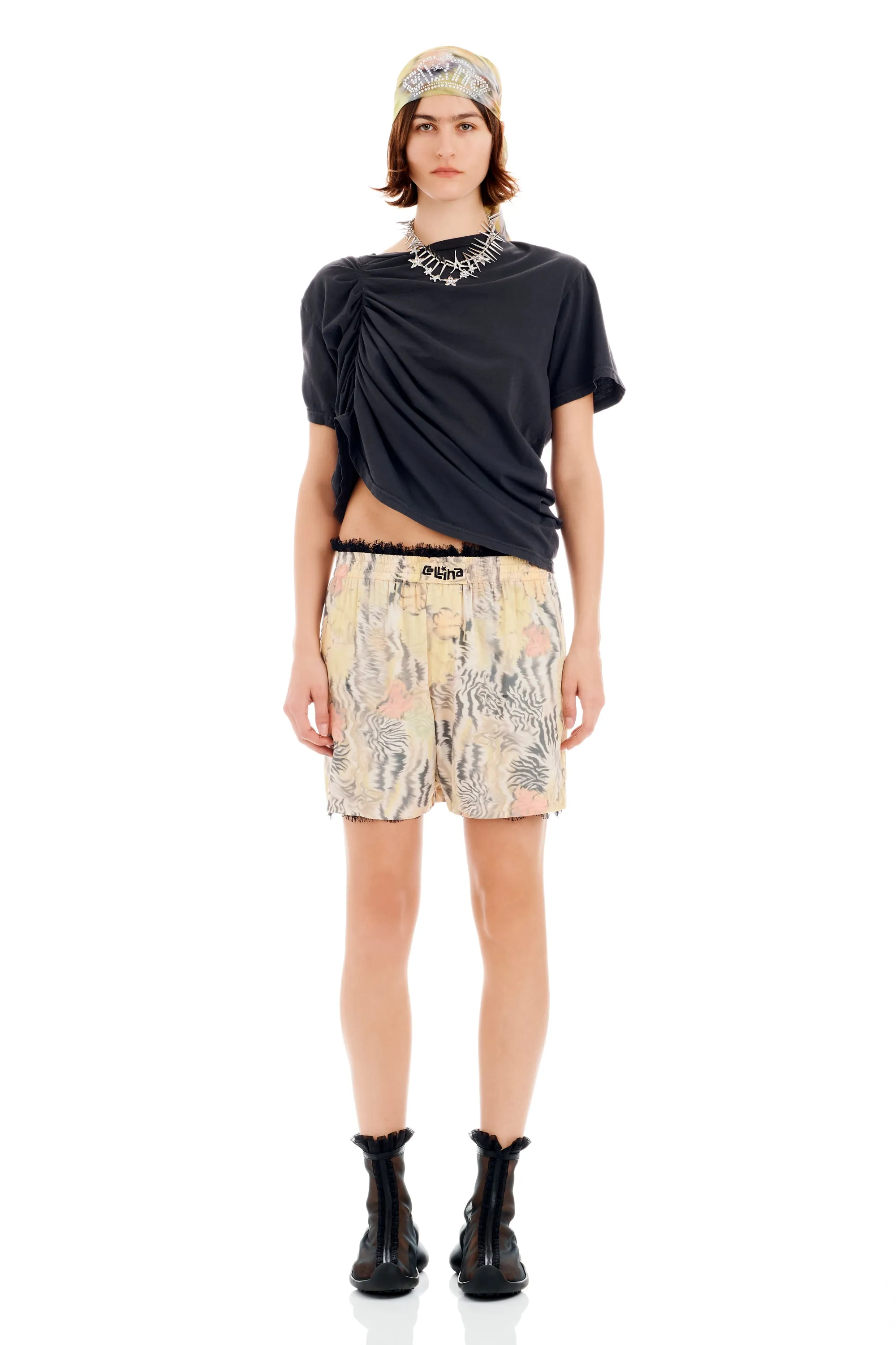 WASHED ZEBRA FLORAL ODEON BOXER sold by Collina Strada product image thumbnail 4