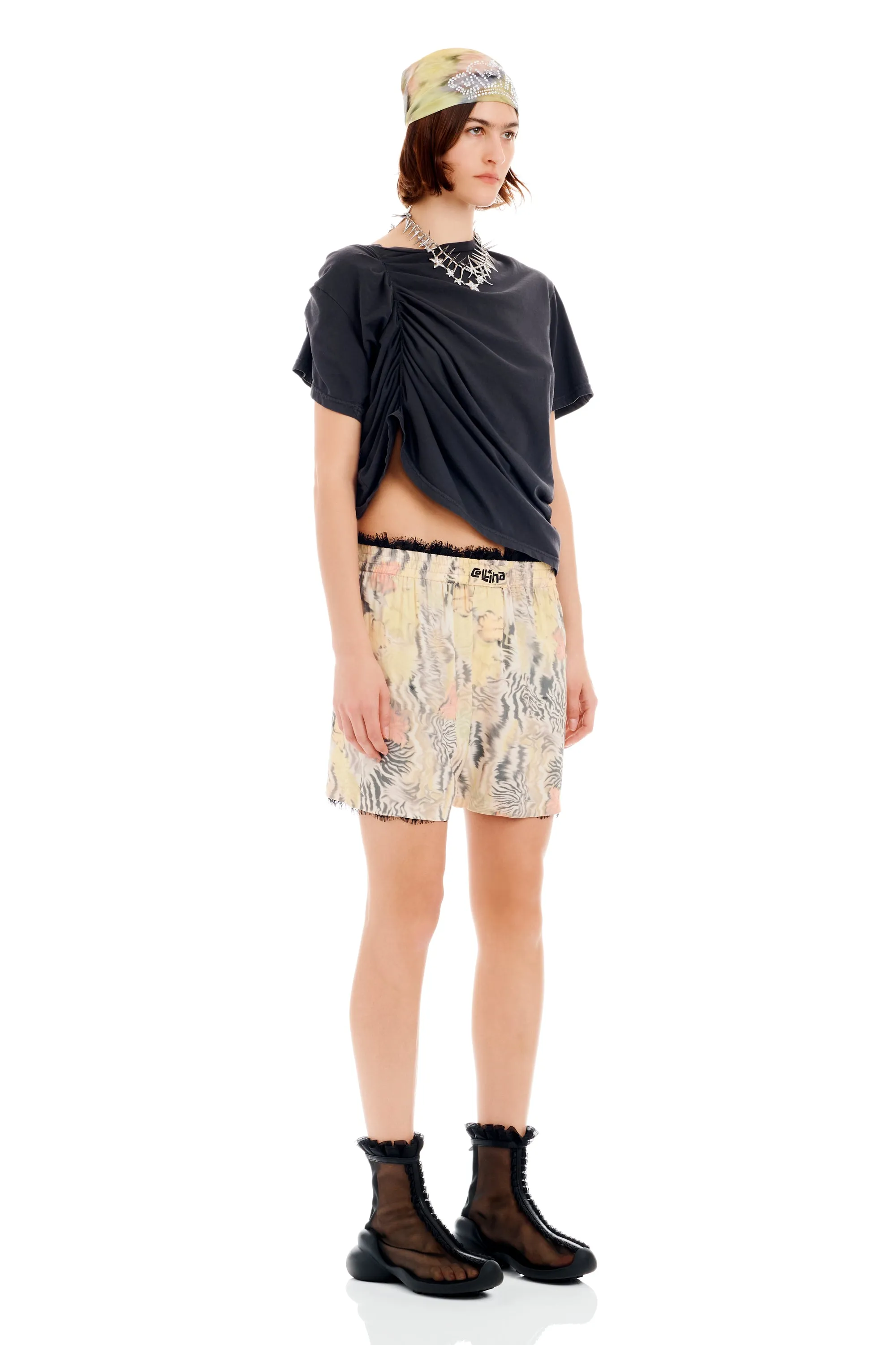 WASHED ZEBRA FLORAL ODEON BOXER sold by Collina Strada product image thumbnail 5