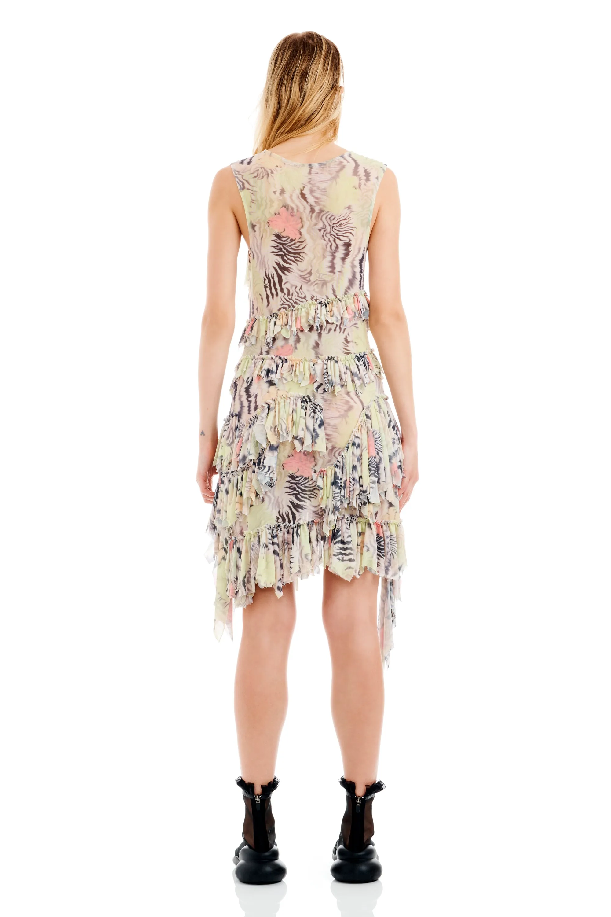 ZEBRA FLORAL NETTLE DRESS sold by Collina Strada product image thumbnail 5