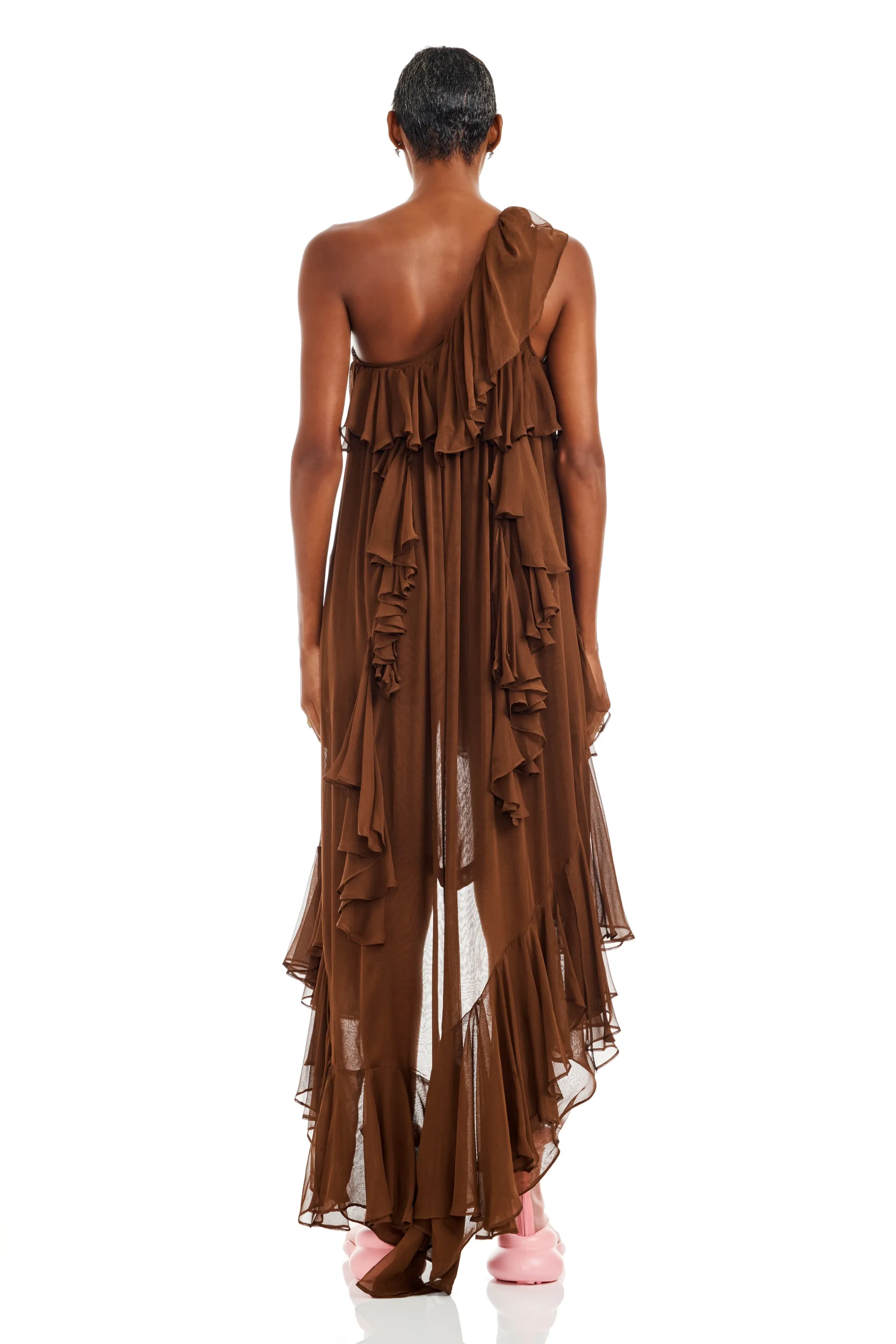 DARK BROWN VIOLET DRESS sold by Collina Strada product image thumbnail 5