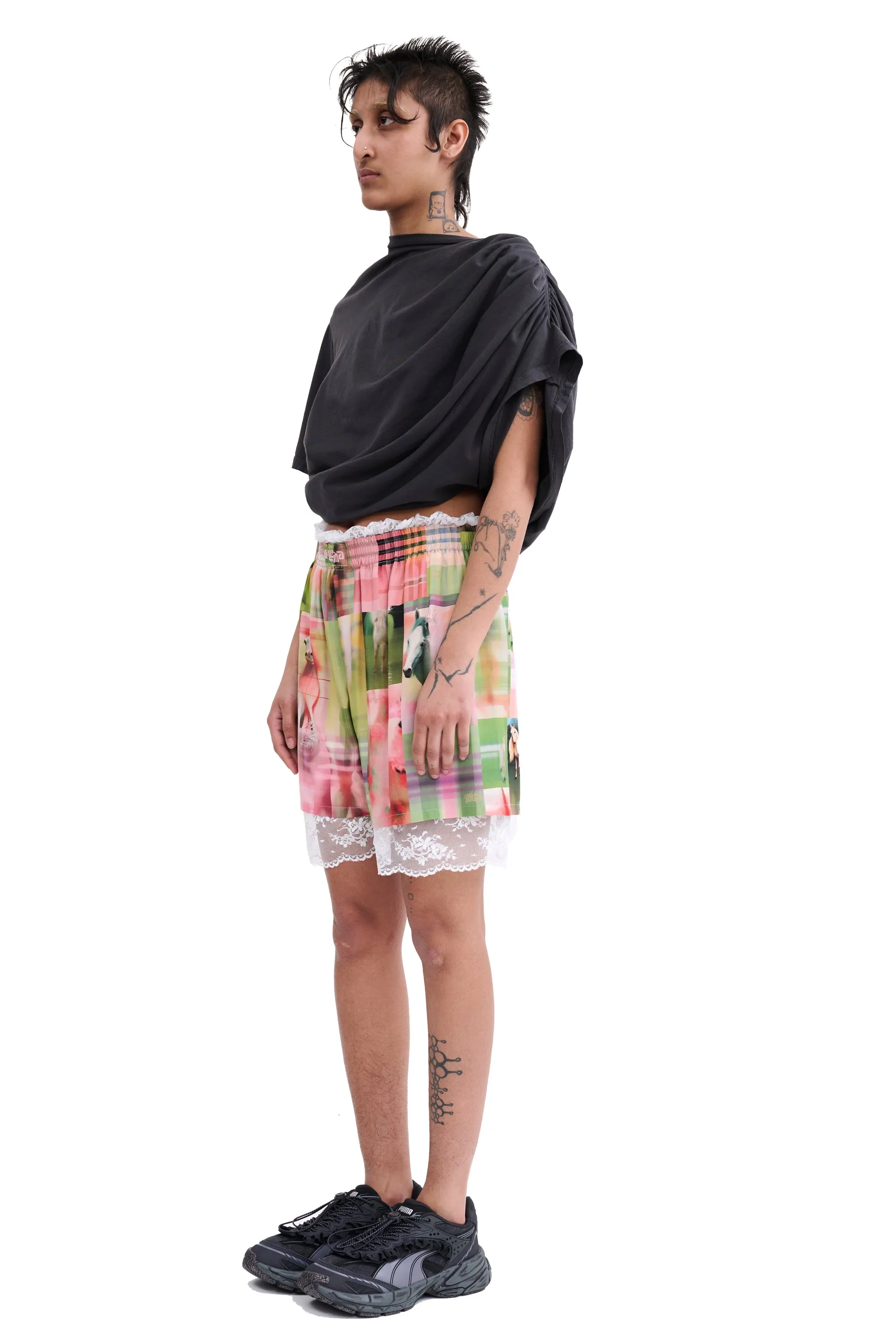 HORSE PLAID ODEON BOXER sold by Collina Strada product image thumbnail 3